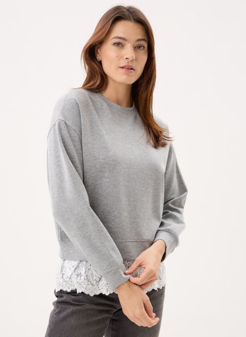 Lili Sidonio Pulls Young Ladies Knitted Sweat TL508EP femme gris