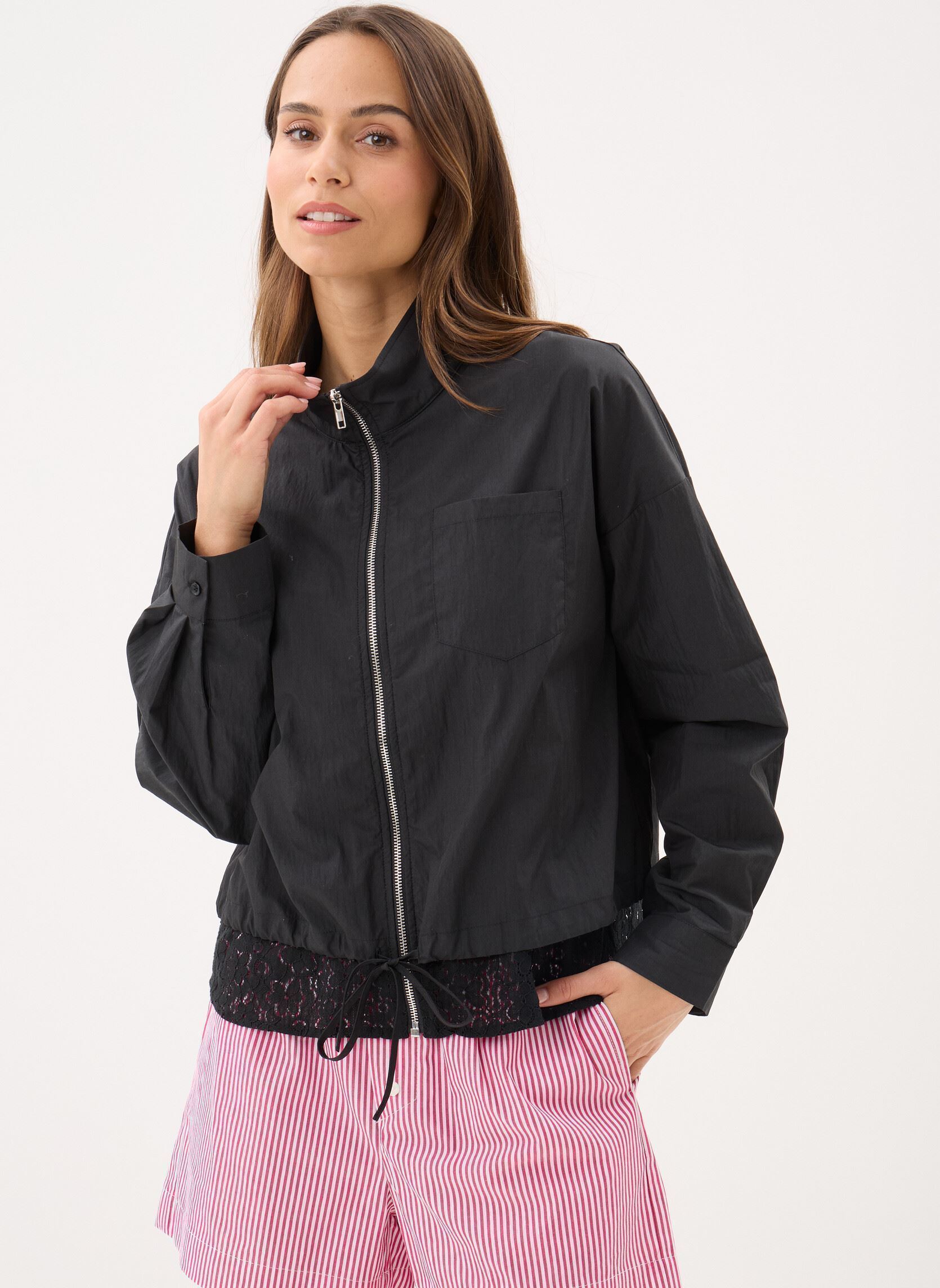 Jacken Young Ladies Woven Jacket TL518EP damen schwarz Lili Sidonio Jacken Young Ladies Woven Jacket TL518EP damen schwarz BLACK