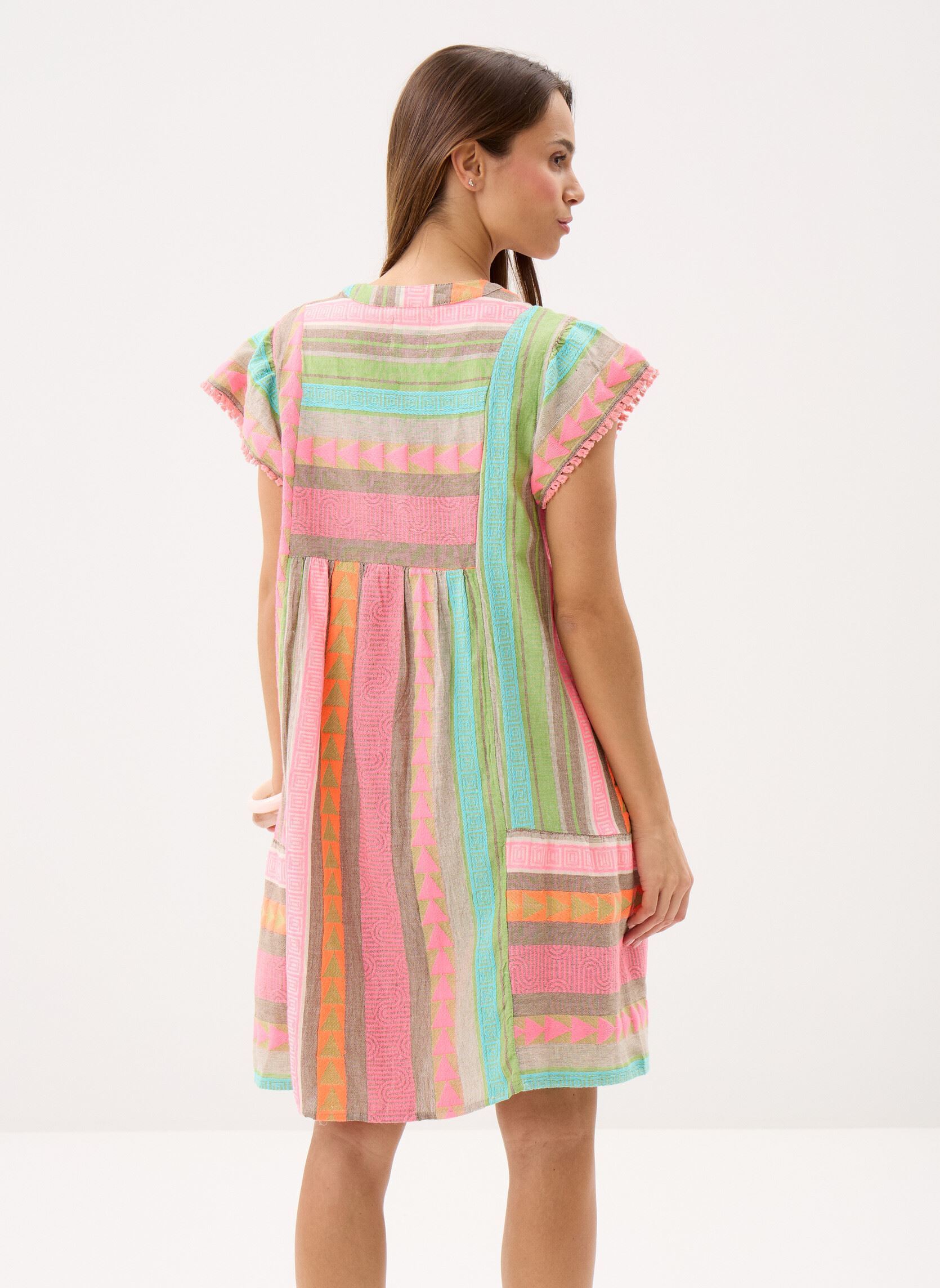 Robes Young Ladies Woven Dress ZML108EE femme multicolore Lili Sidonio Robes Young Ladies Woven Dress ZML108EE femme multicolore MULTICOLOUR