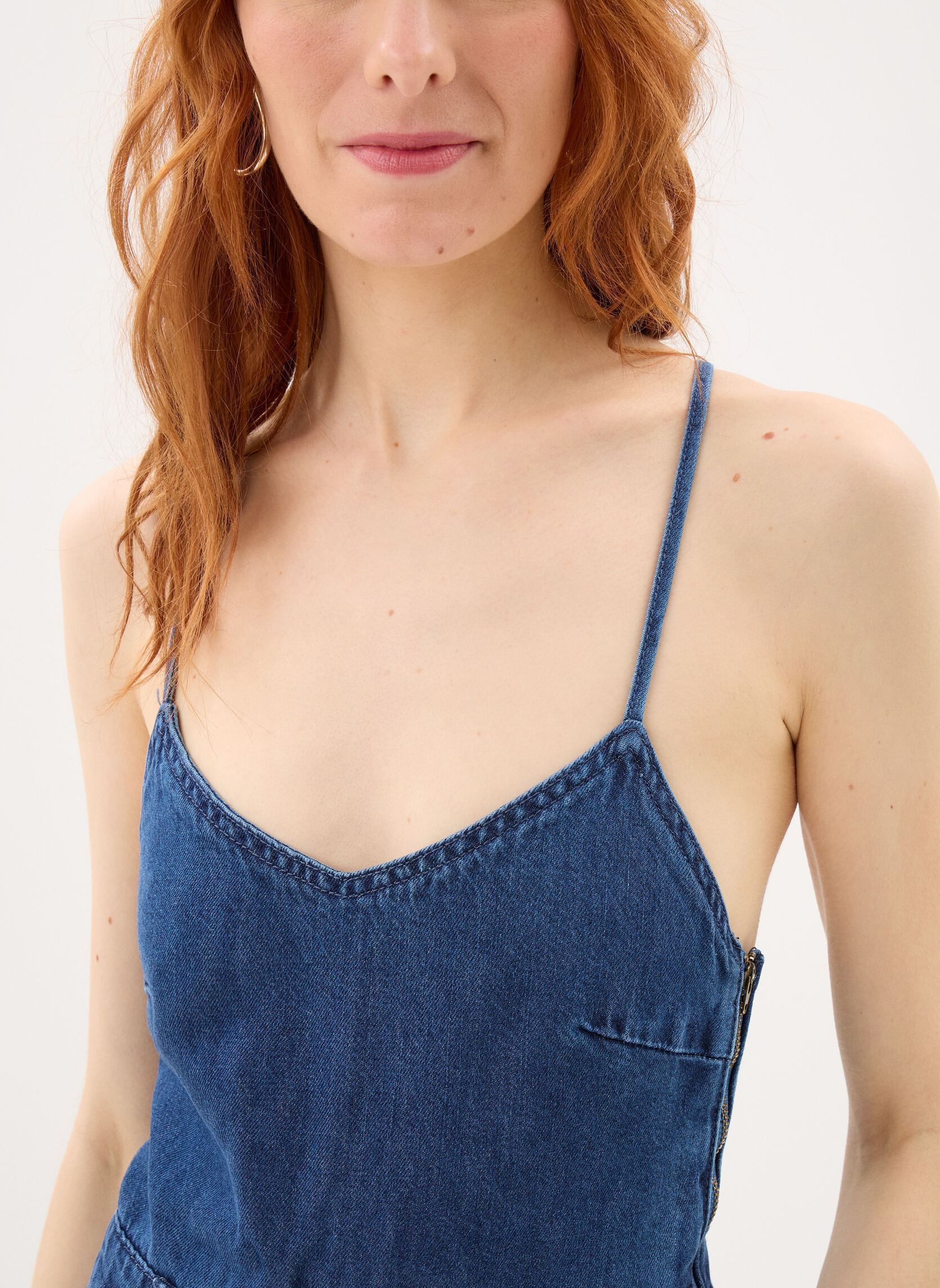 Jumpsuits / Overalls Ladies Woven Jumpsuit E1105AEP damen blau Molly Bracken Jumpsuits / Overalls Ladies Woven Jumpsuit E1105AEP damen blau DENIM BLUE