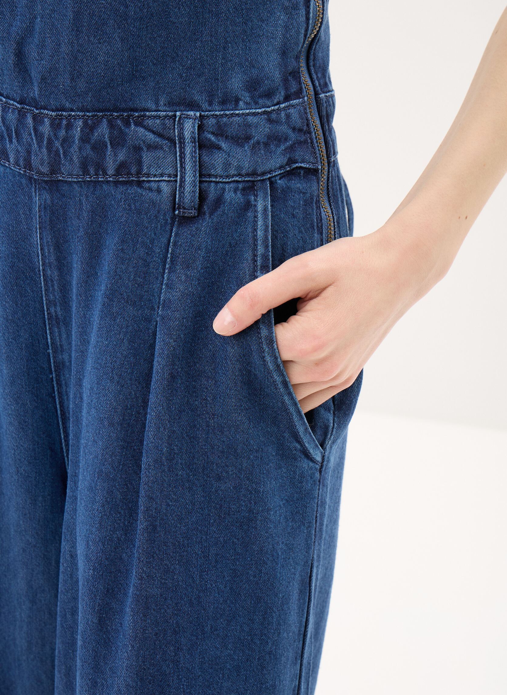 Jumpsuits / Overalls Ladies Woven Jumpsuit E1105AEP damen blau Molly Bracken Jumpsuits / Overalls Ladies Woven Jumpsuit E1105AEP damen blau DENIM BLUE