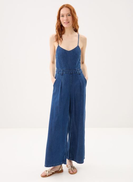 Molly Bracken Jumpsuits / Overalls Ladies Woven Jumpsuit E1105AEP damen blau