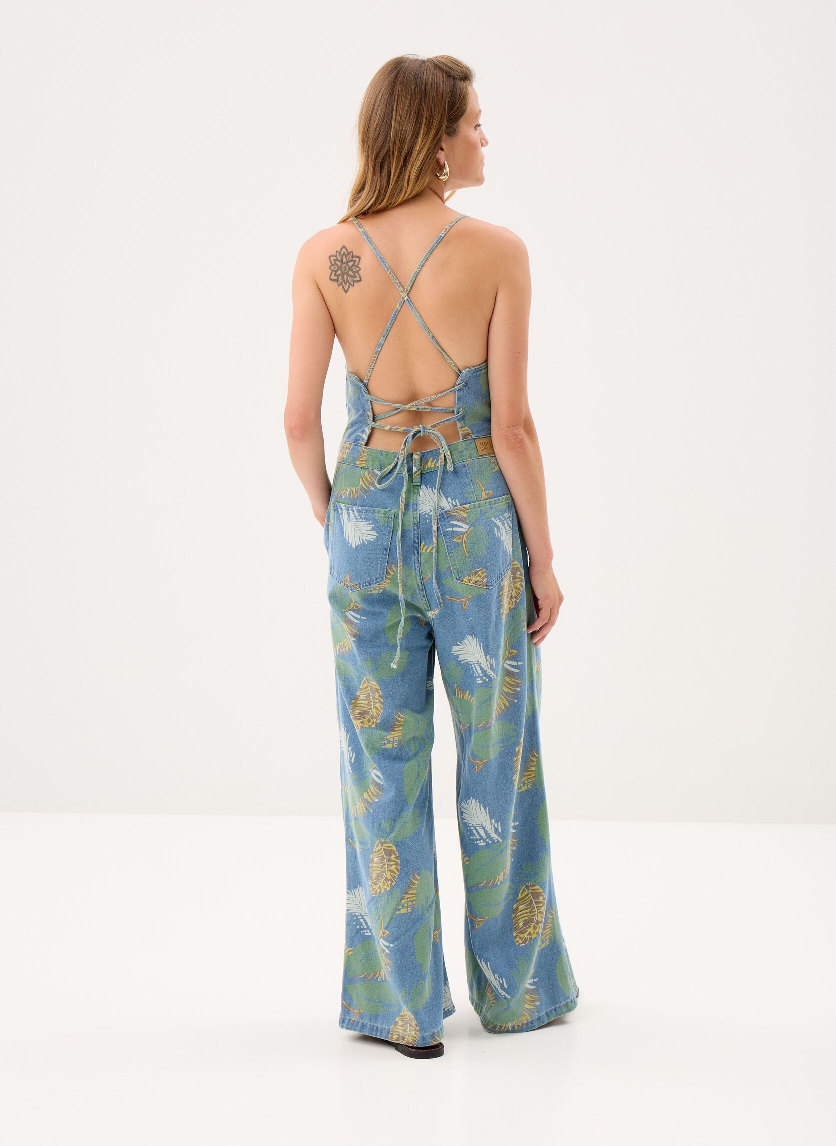 Combinaisons Ladies Woven Jumpsuit E1105BEE femme bleu Molly Bracken Combinaisons Ladies Woven Jumpsuit E1105BEE femme bleu LIGHT DENIM