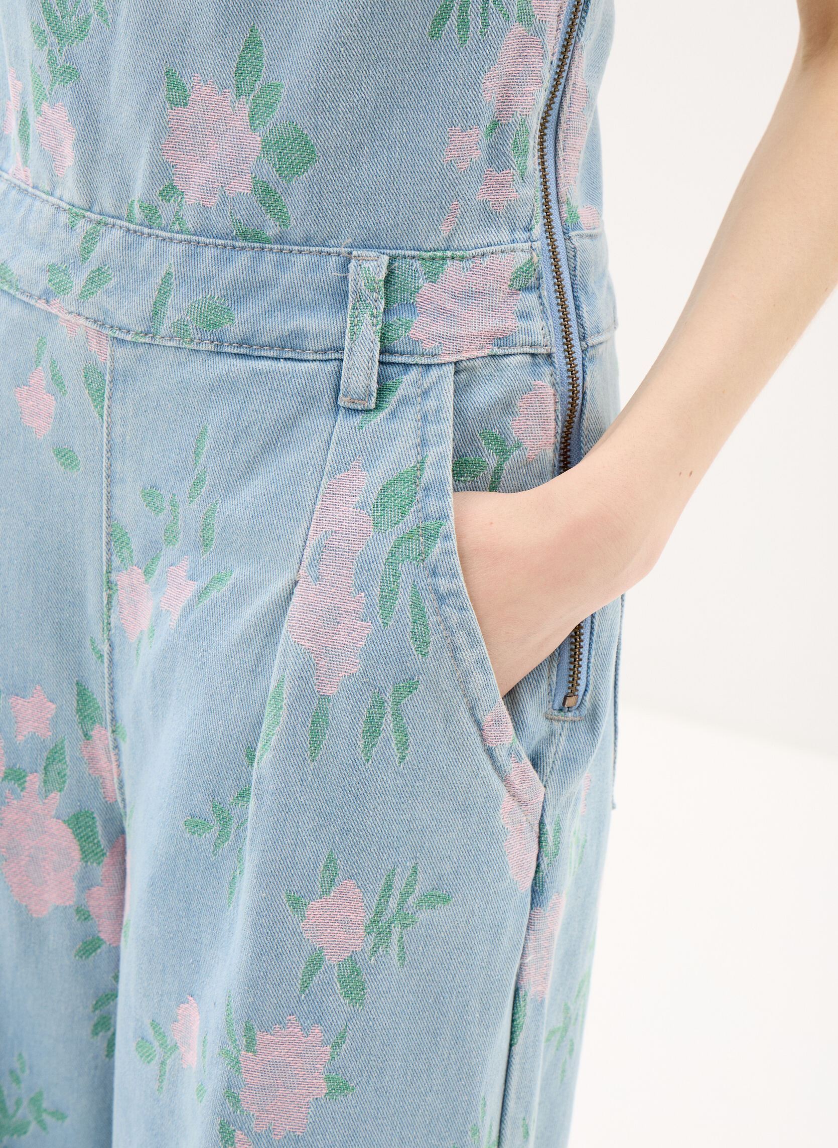 Jumpsuits / Overalls Ladies Woven Jumpsuit E1105CEP damen blau Molly Bracken Jumpsuits / Overalls Ladies Woven Jumpsuit E1105CEP damen blau LIGHT DENIM