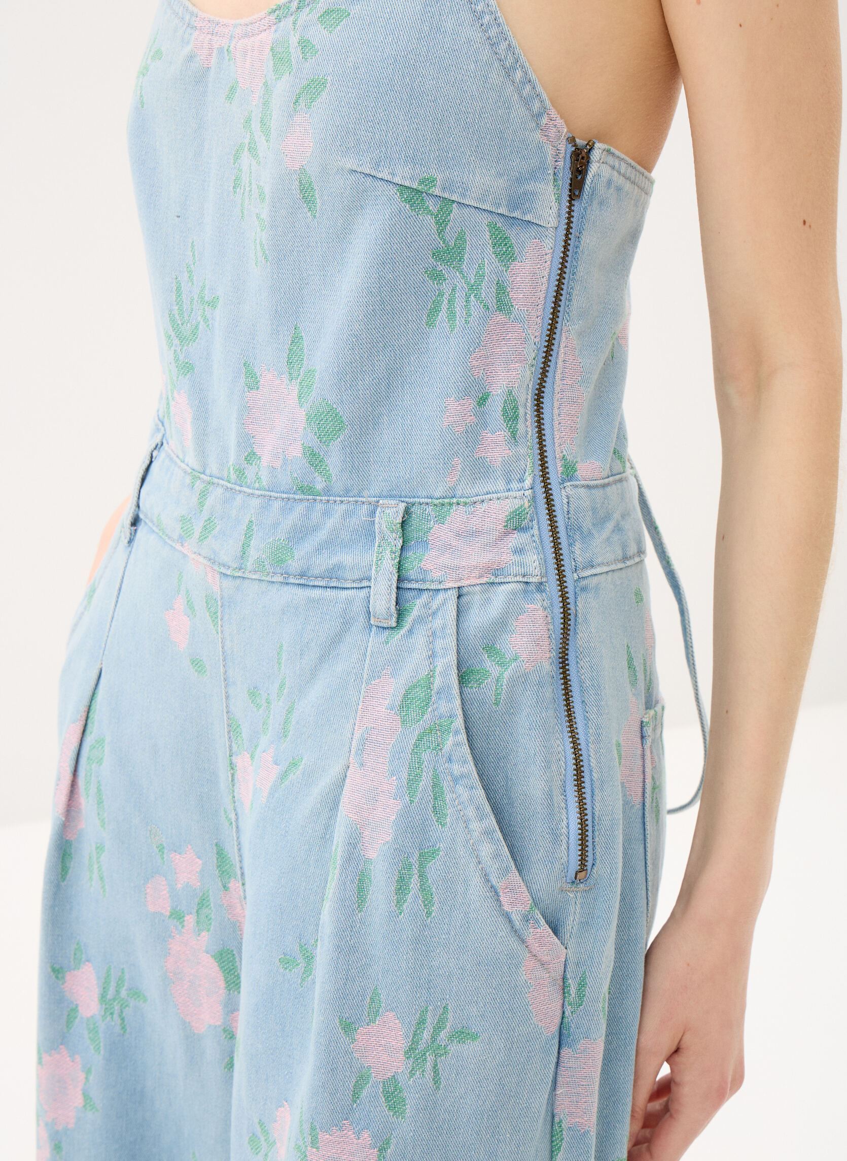 Jumpsuits / Overalls Ladies Woven Jumpsuit E1105CEP damen blau Molly Bracken Jumpsuits / Overalls Ladies Woven Jumpsuit E1105CEP damen blau LIGHT DENIM