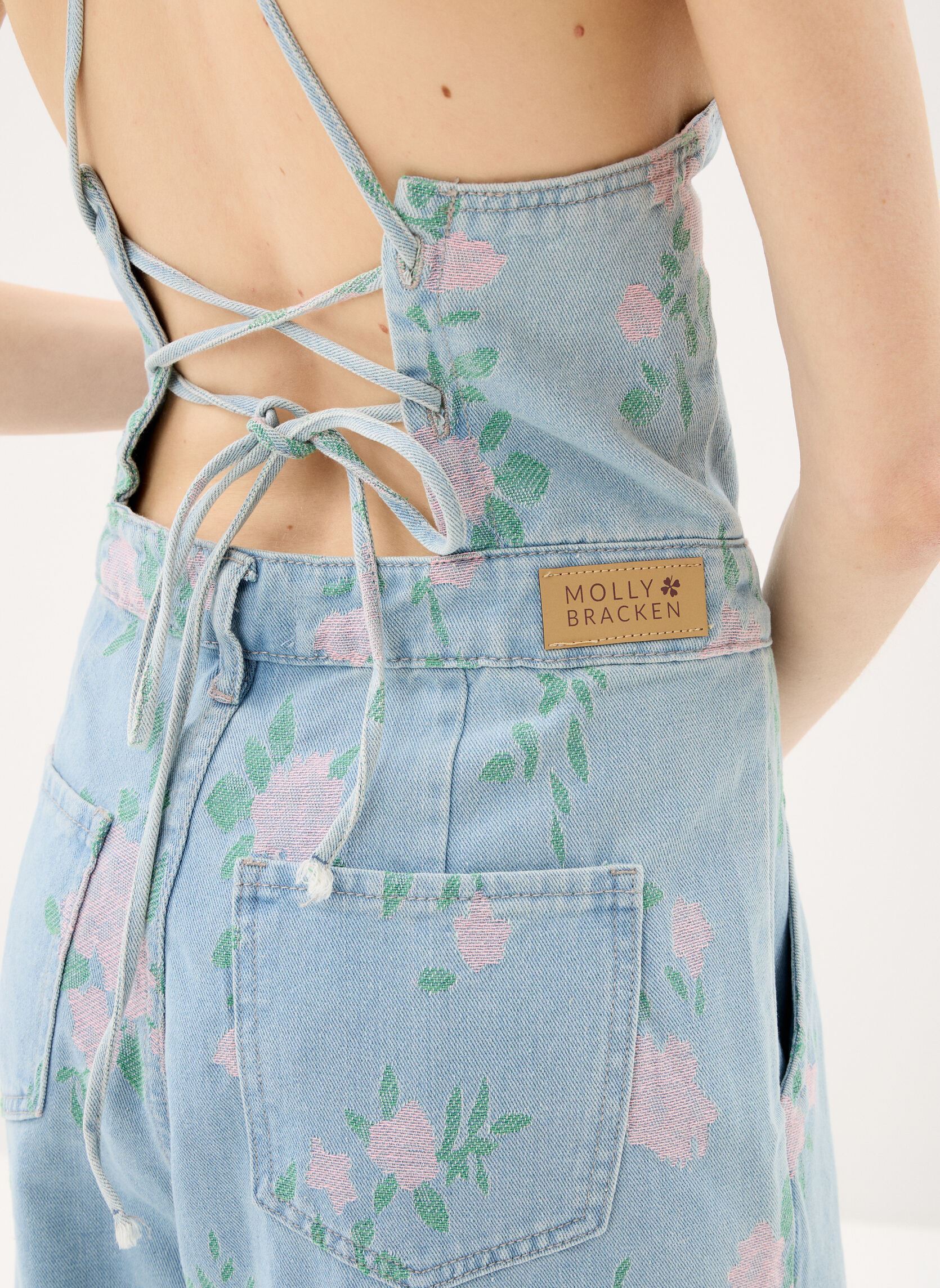 Jumpsuits / Overalls Ladies Woven Jumpsuit E1105CEP damen blau Molly Bracken Jumpsuits / Overalls Ladies Woven Jumpsuit E1105CEP damen blau LIGHT DENIM