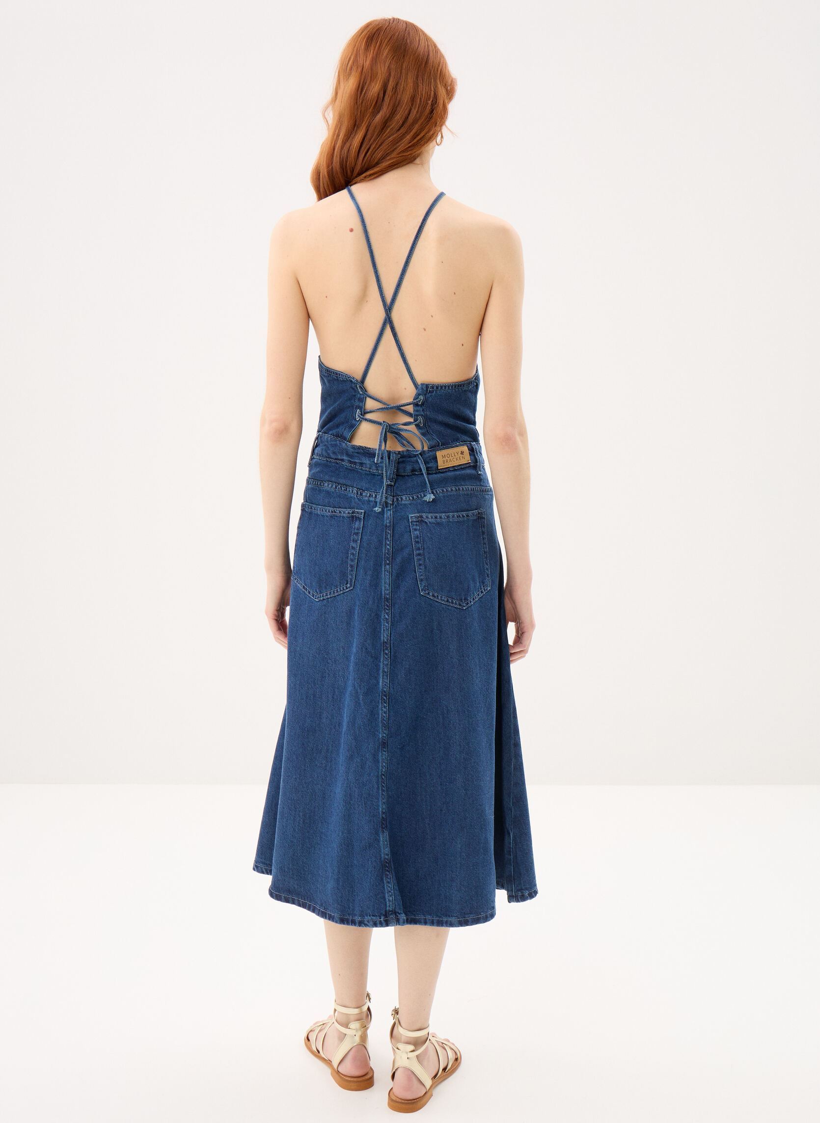 Vestidos largos Ladies Woven Dress E1707BEP mujer azul Molly Bracken |  Sarenza Espaa