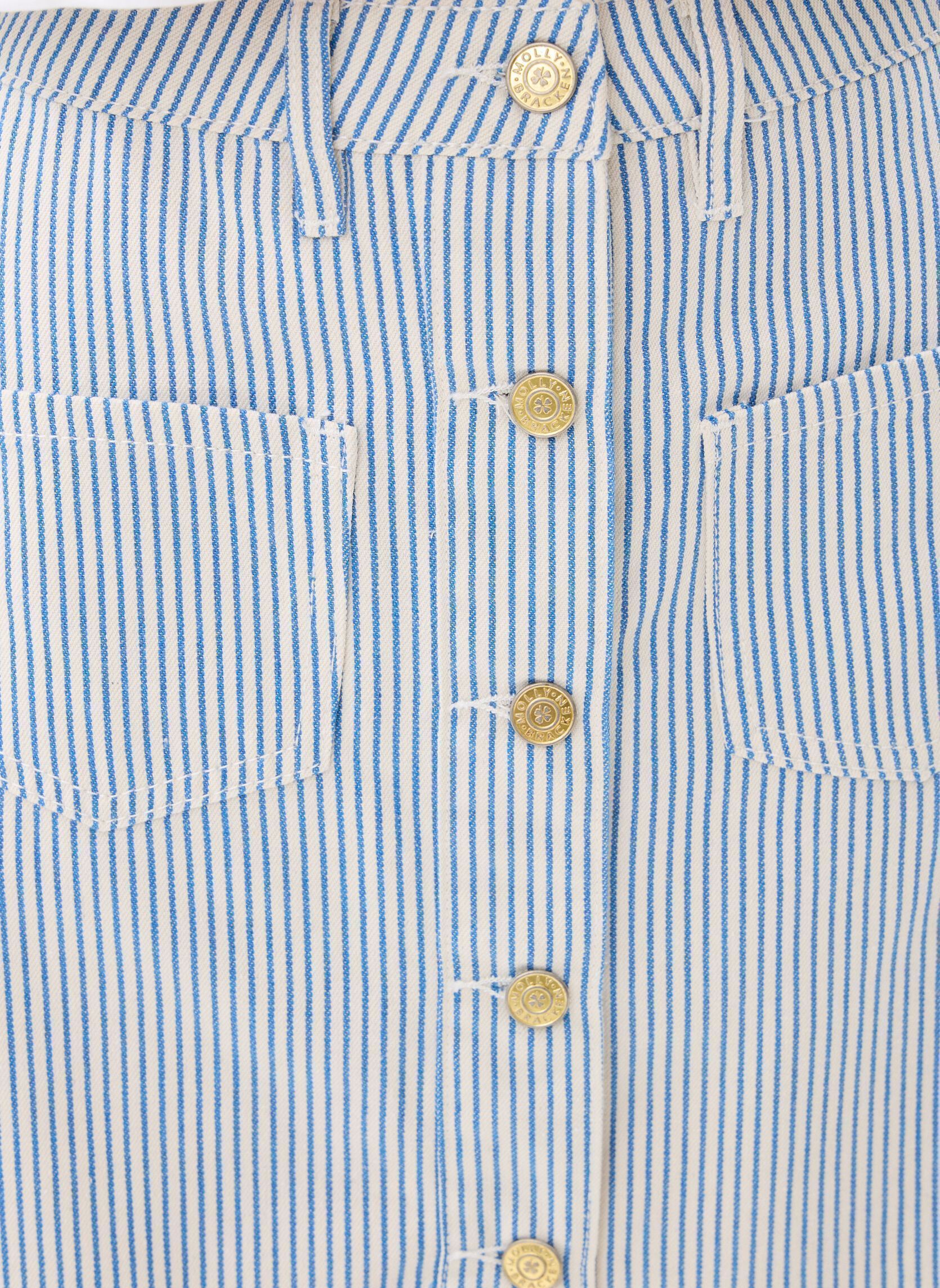 Kurze Röcke Ladies Woven Skirt E1714EP damen blau Molly Bracken Kurze Röcke Ladies Woven Skirt E1714EP damen blau LIGHT BLUE