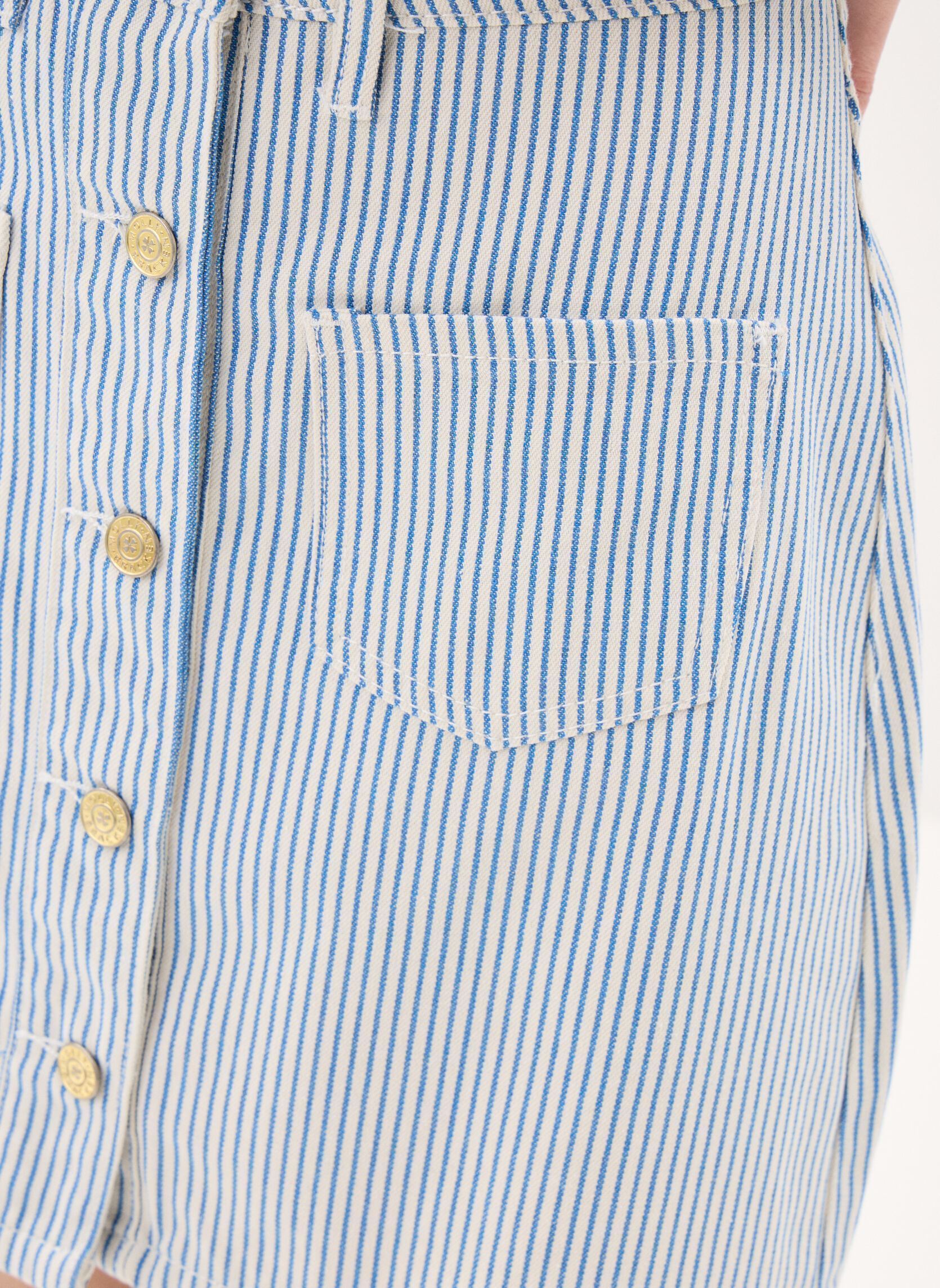Kurze Röcke Ladies Woven Skirt E1714EP damen blau Molly Bracken Kurze Röcke Ladies Woven Skirt E1714EP damen blau LIGHT BLUE