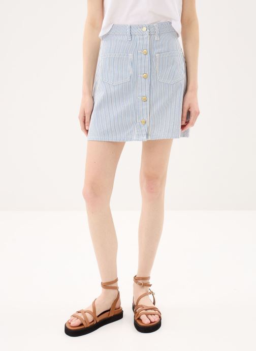 Molly Bracken Jupes courtes Ladies Woven Skirt E1714EP femme bleu