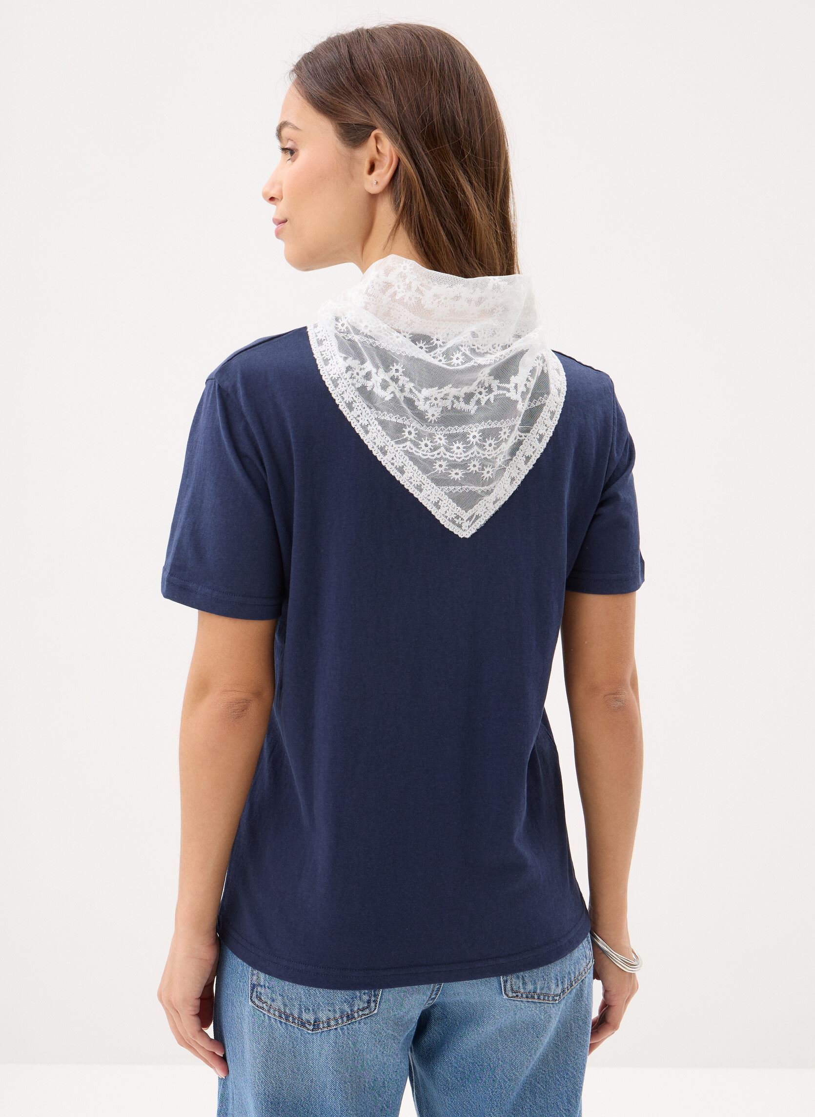 Kurzarm-T-Shirts Ladies Knitted Tee E1786EP damen blau Molly Bracken Kurzarm-T-Shirts Ladies Knitted Tee E1786EP damen blau NAVY BLUE