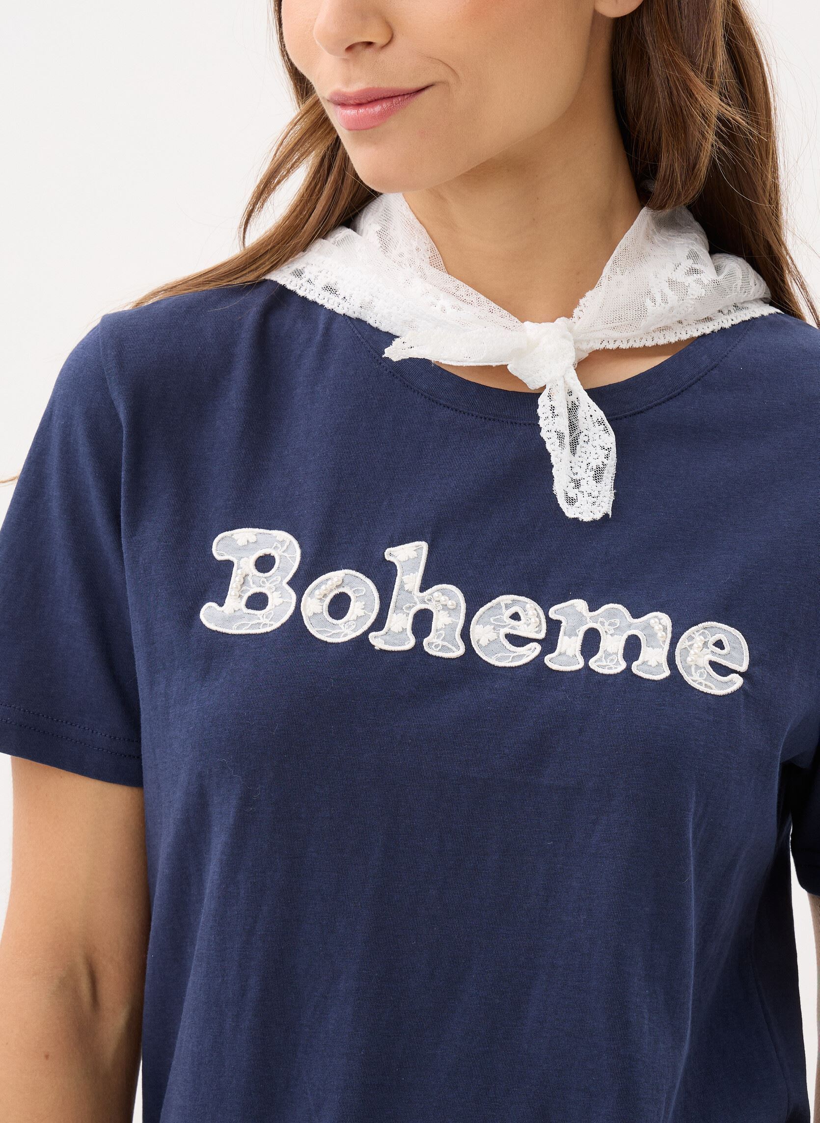 Kurzarm-T-Shirts Ladies Knitted Tee E1786EP damen blau Molly Bracken Kurzarm-T-Shirts Ladies Knitted Tee E1786EP damen blau NAVY BLUE