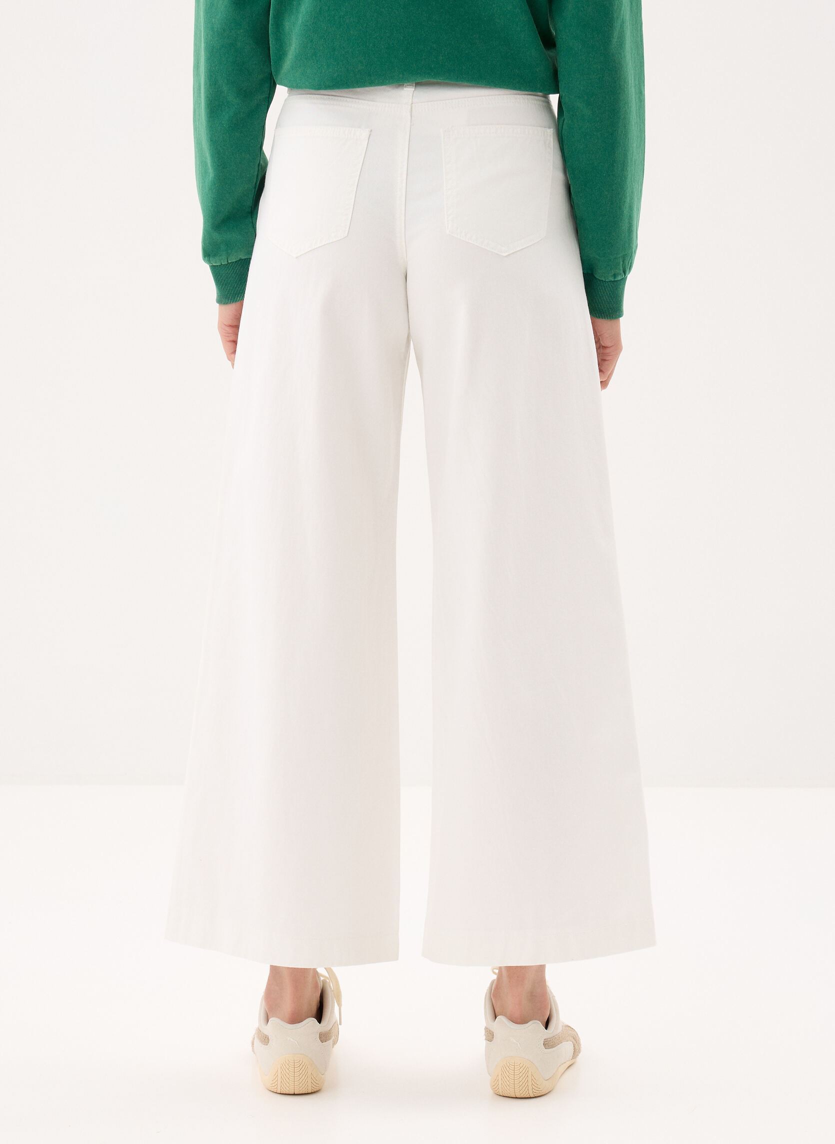 Pantalons larges Ladies Woven Pants EF1625EE femme blanc Molly Bracken Pantalons larges Ladies Woven Pants EF1625EE femme blanc WHITE