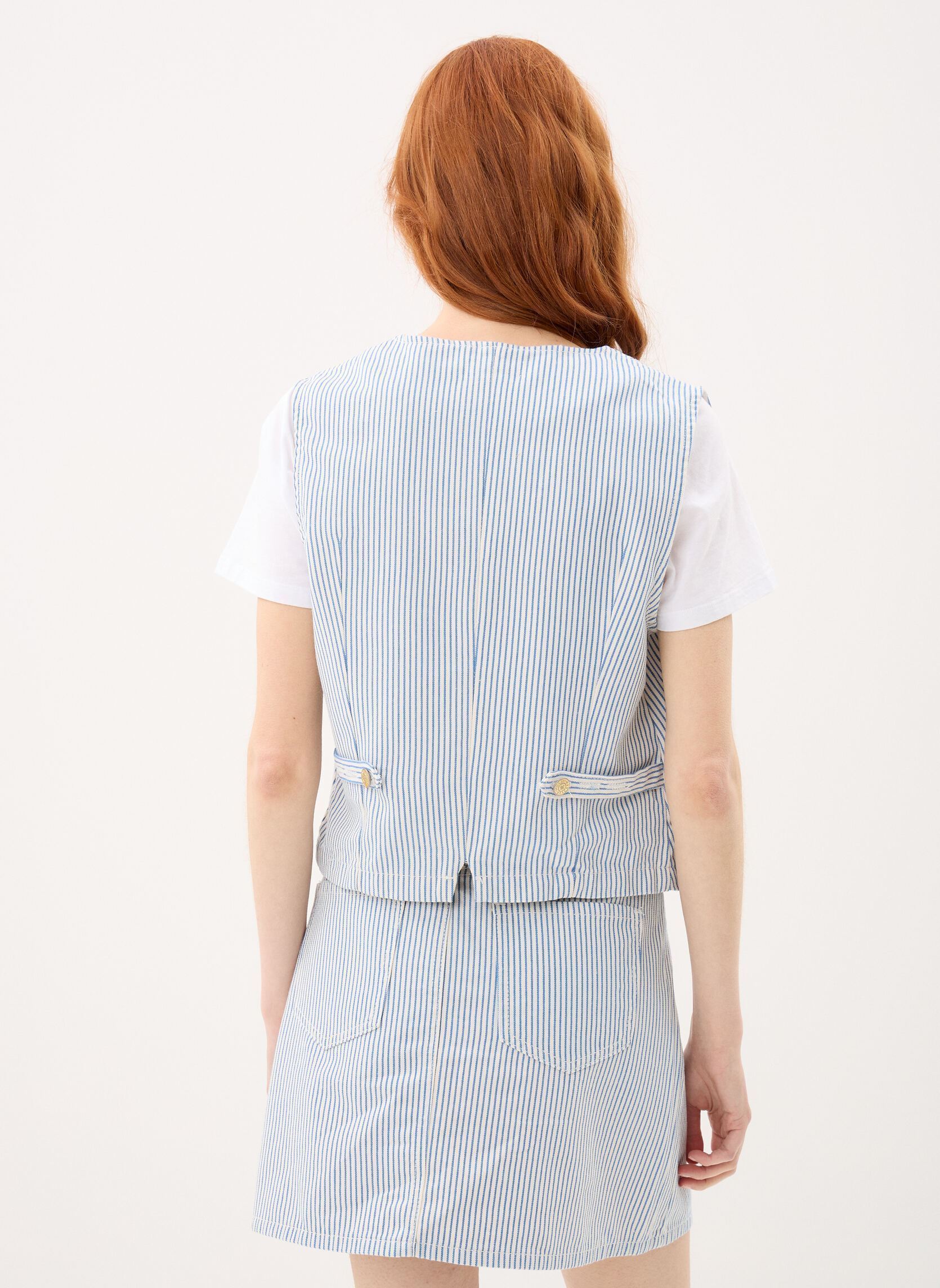 Westen Ladies Woven Sleeveless Jacket EF1643EP damen blau Molly Bracken Westen Ladies Woven Sleeveless Jacket EF1643EP damen blau LIGHT BLUE