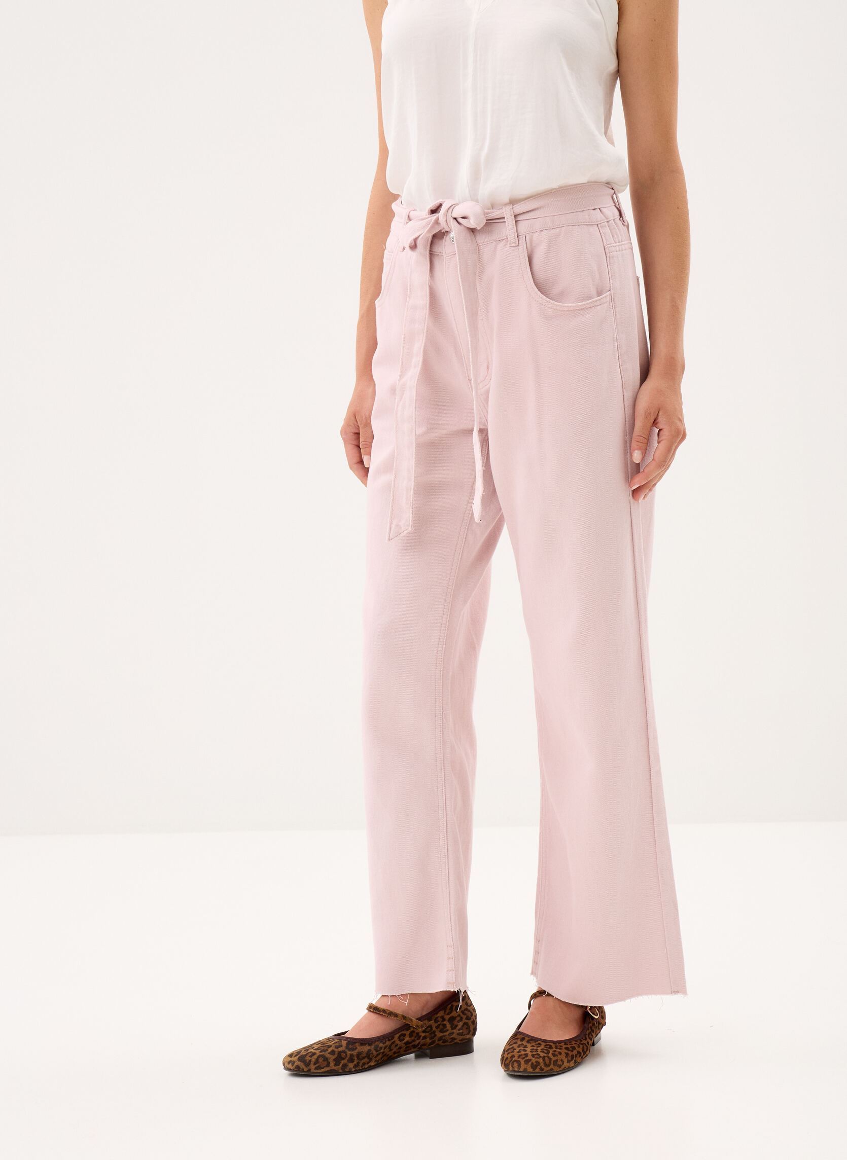 Pantalons droit Ladies Woven Pants ER169BEP femme rose Molly Bracken Pantalons droit Ladies Woven Pants ER169BEP femme rose PINK