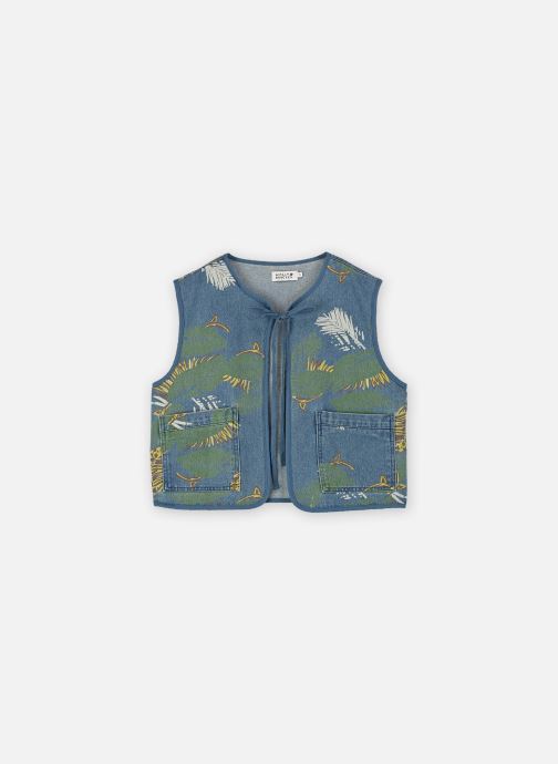 Molly Bracken Westen Ladies Woven Sleeveless Jacket ES195AEE damen blau