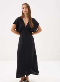Lange jurken Ladies Woven Dress G867AEE dames zwart