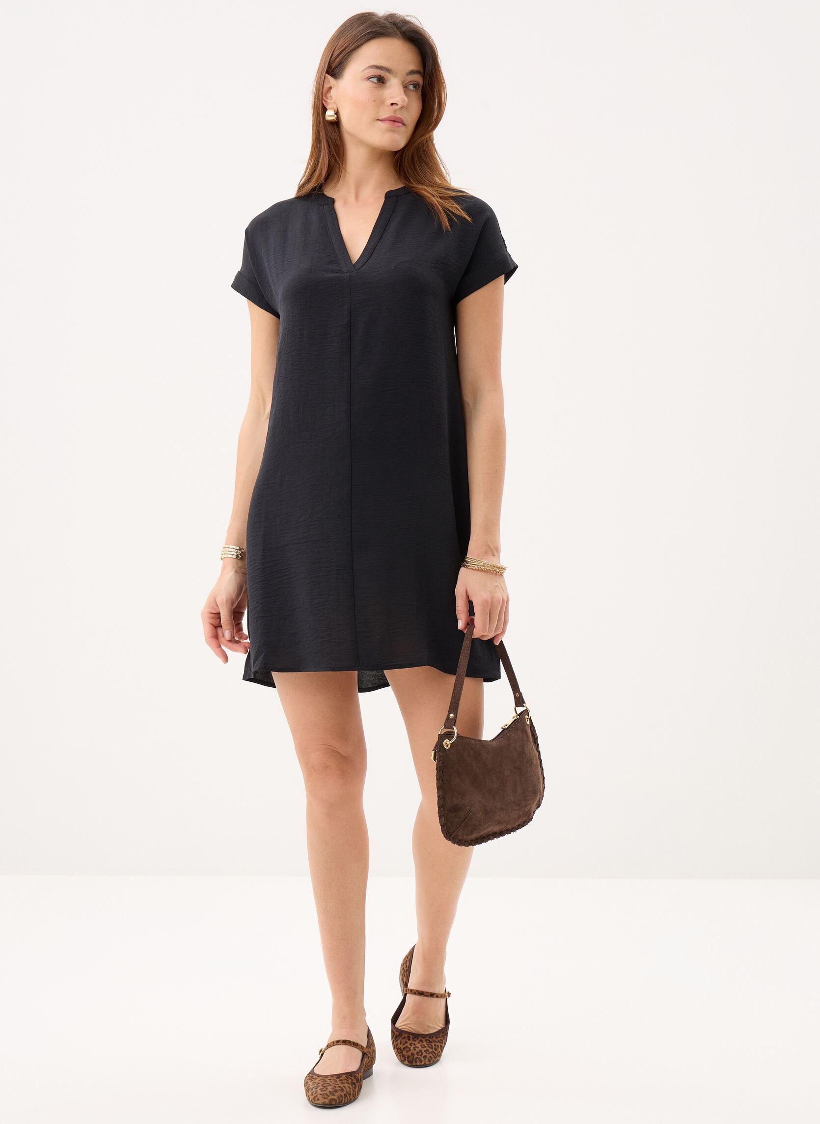 Kleider Ladies Woven Dress G972EE damen schwarz Molly Bracken Kleider Ladies Woven Dress G972EE damen schwarz BLACK