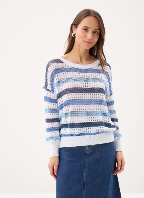 Molly Bracken Pullover Ladies Knitted Sweater LA1271EP damen blau
