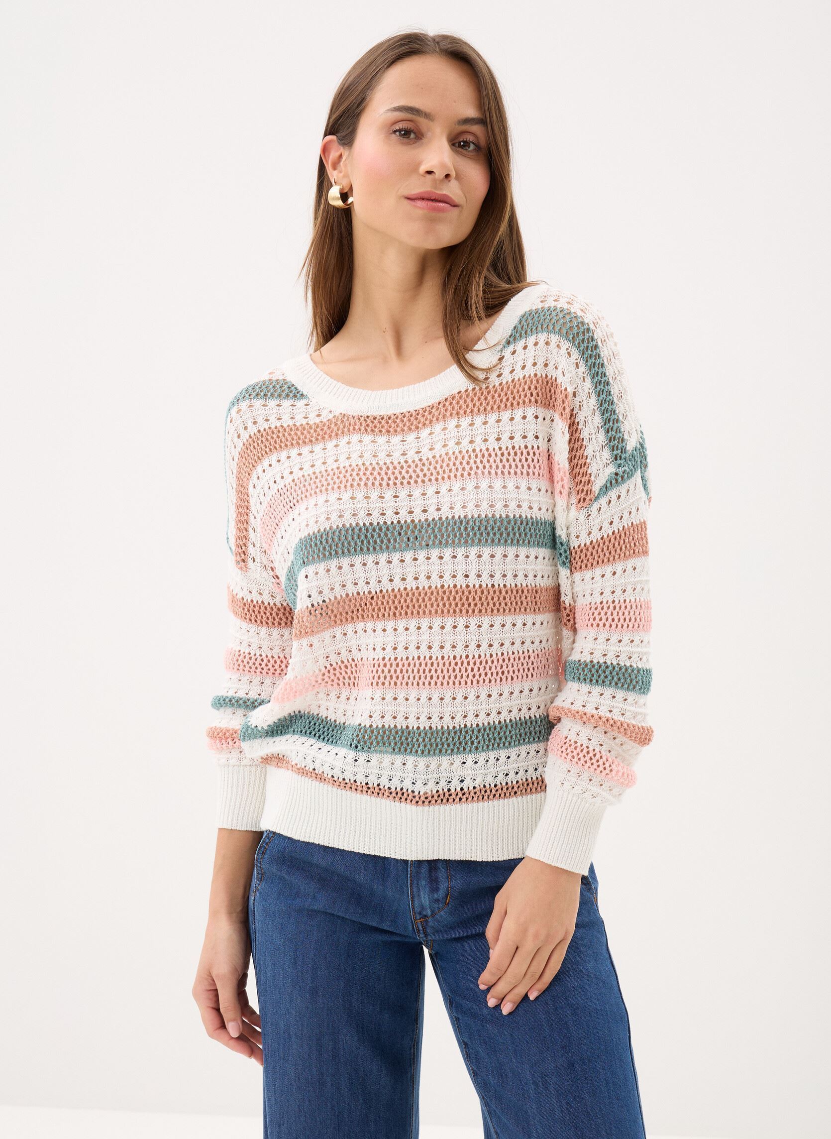 Truien Ladies Knitted Sweater LA1271EP dames groen Molly Bracken Truien Ladies Knitted Sweater LA1271EP dames groen SAGE GREEN