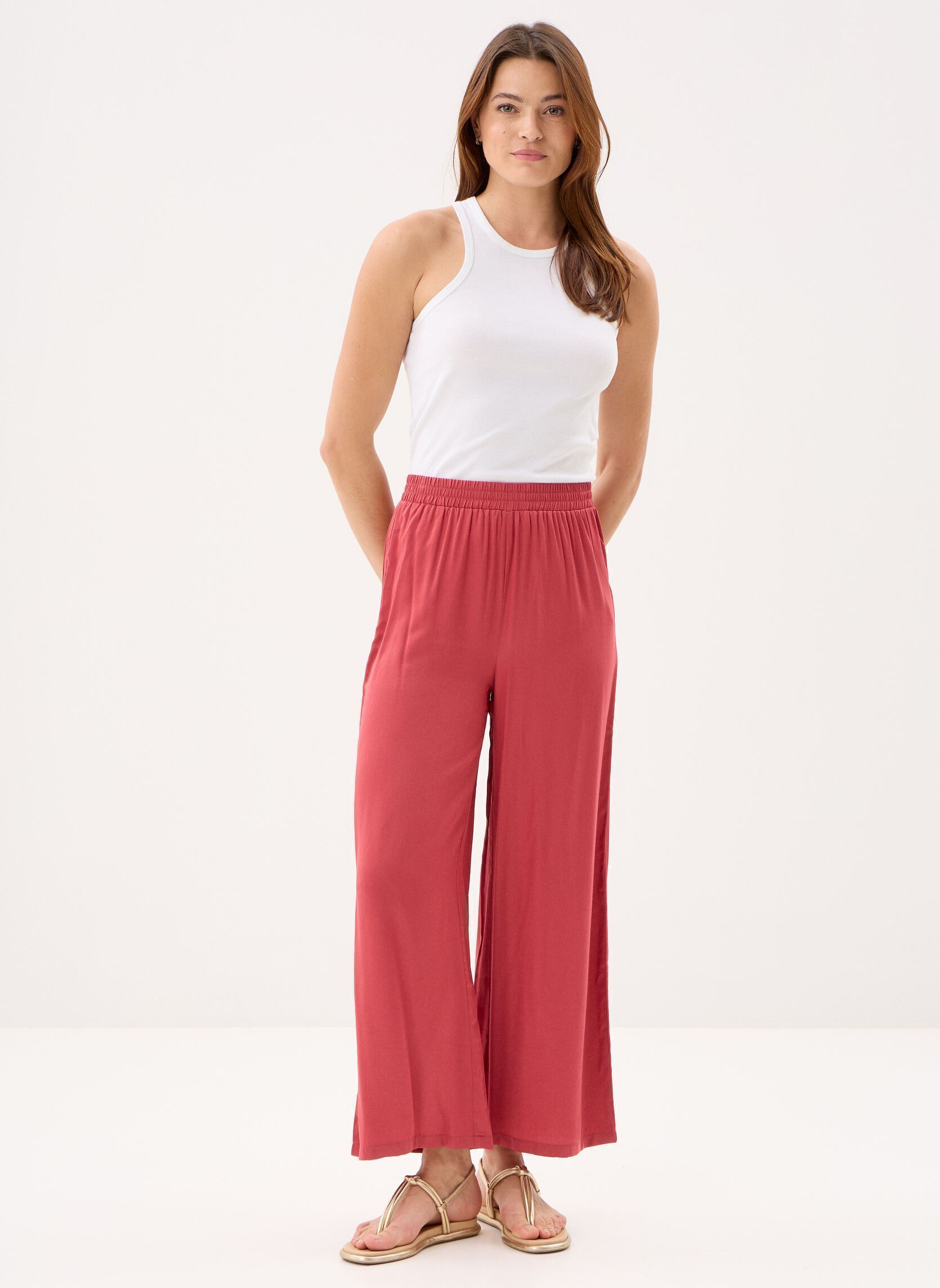 Weite Hosen Ladies Woven Pants LA1685EP damen orange Molly Bracken Weite Hosen Ladies Woven Pants LA1685EP damen orange TERRACOTTA