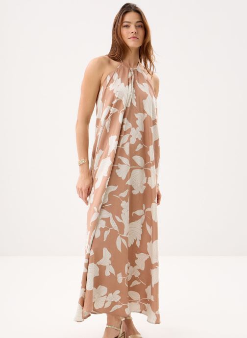 Molly Bracken Lange Kleider Ladies Woven Dress LA1863EE damen beige