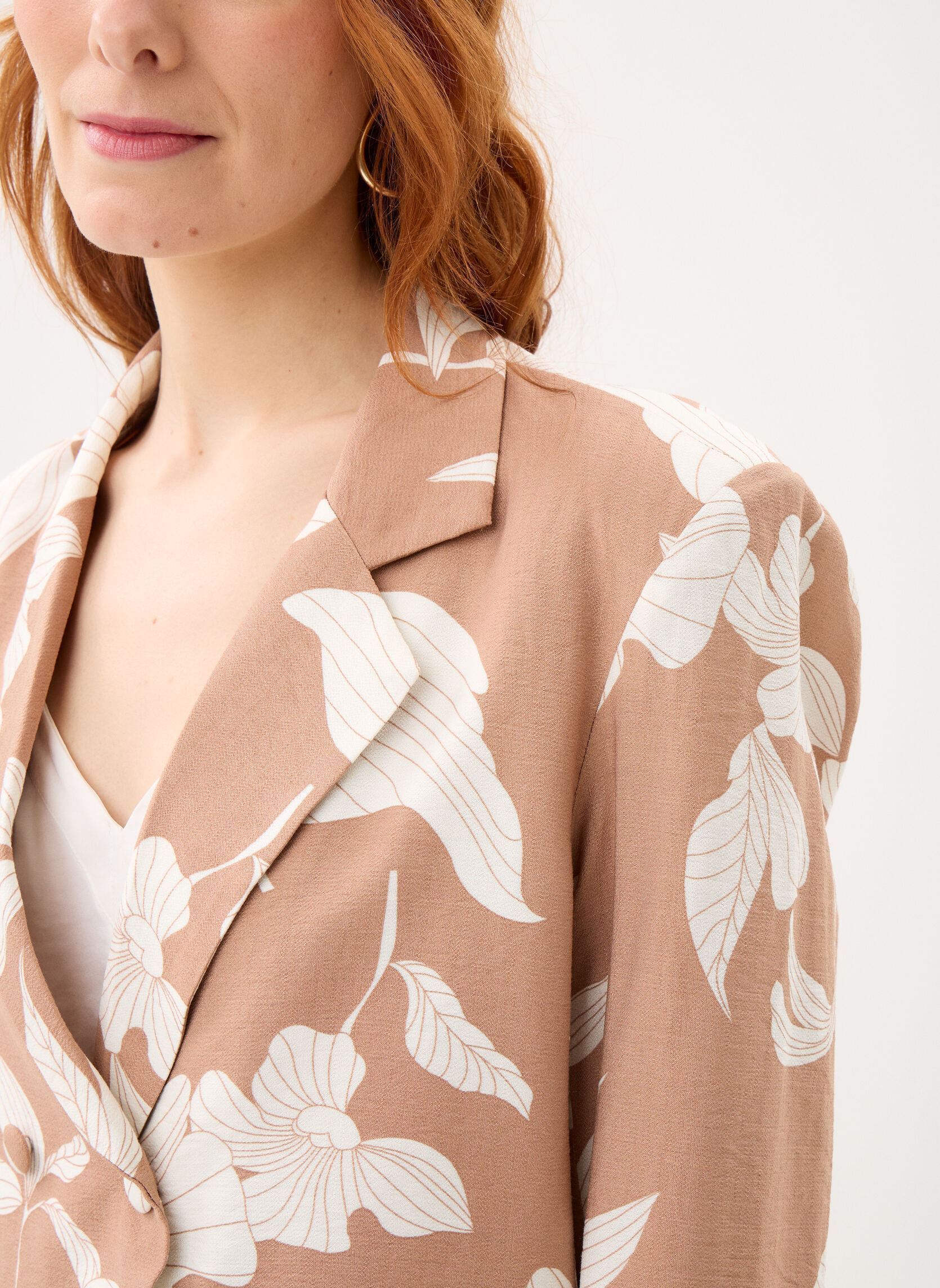 Jacketts / Sakkos Ladies Woven Blazer LA1866EE damen beige Molly Bracken Jacketts / Sakkos Ladies Woven Blazer LA1866EE damen beige BEIGE CHLOE