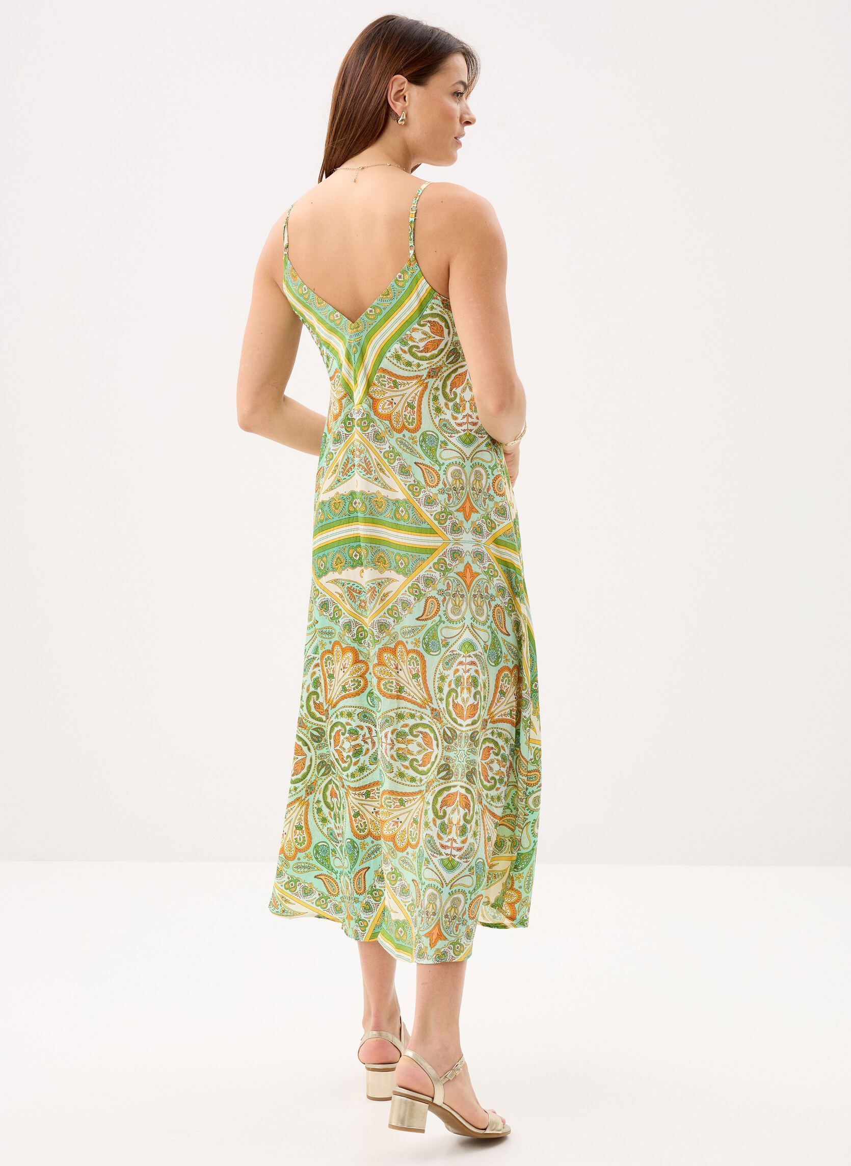 Lange Kleider Ladies Woven Dress LA1873EE damen grün Molly Bracken Lange Kleider Ladies Woven Dress LA1873EE damen grün GREEN INES