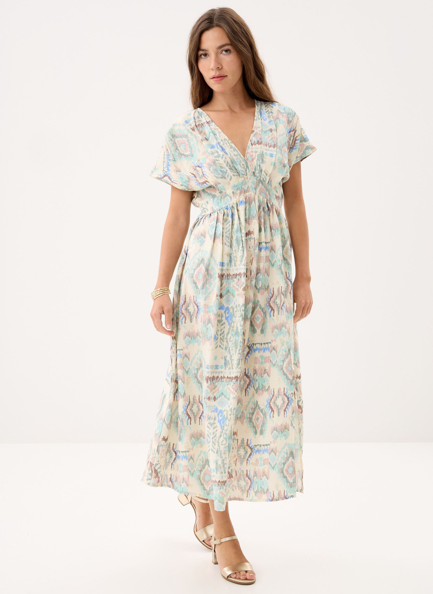 Robes longues Ladies Woven Dress LA1876AEP femme blanc Molly Bracken Robes longues Ladies Woven Dress LA1876AEP femme blanc OFFWHITE VALENTINE
