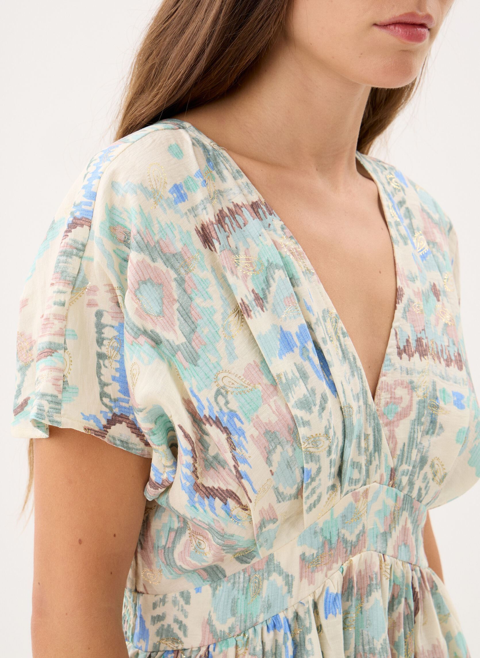 Robes longues Ladies Woven Dress LA1876AEP femme blanc Molly Bracken Robes longues Ladies Woven Dress LA1876AEP femme blanc OFFWHITE VALENTINE