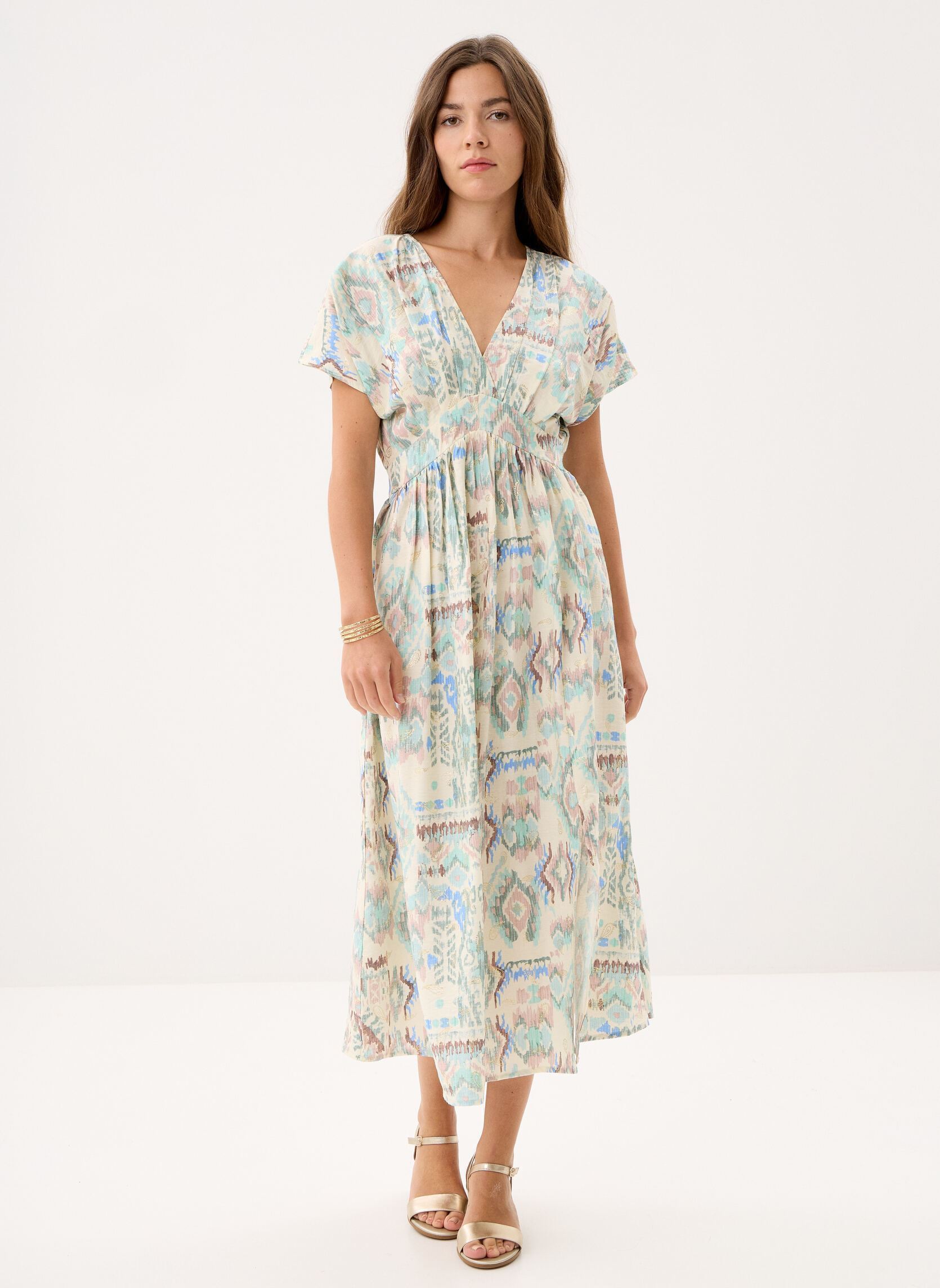 Robes longues Ladies Woven Dress LA1876AEP femme blanc Molly Bracken Robes longues Ladies Woven Dress LA1876AEP femme blanc OFFWHITE VALENTINE
