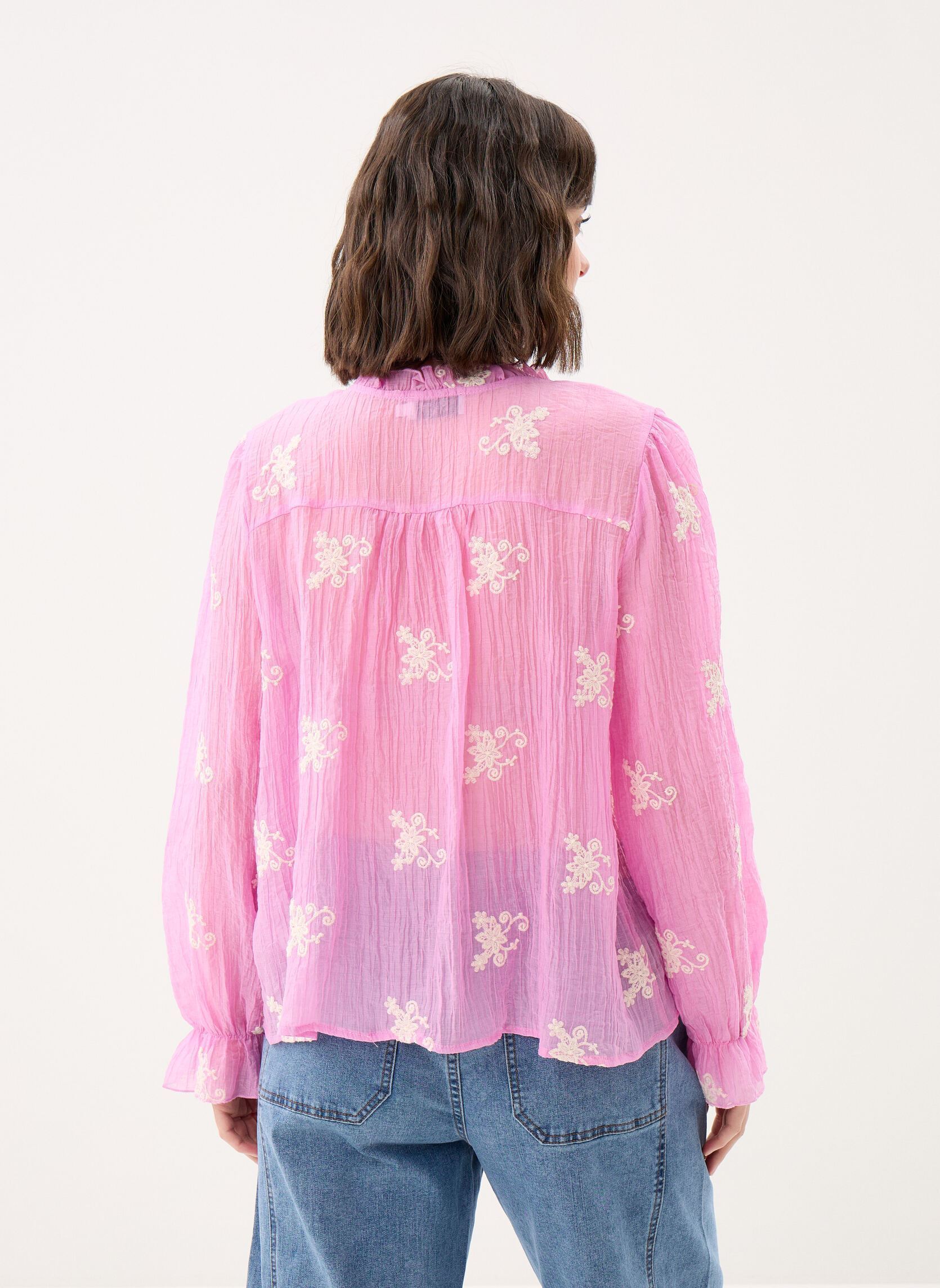 Chemises Ladies Woven Shirt LA1901EE femme rose Molly Bracken Chemises Ladies Woven Shirt LA1901EE femme rose PINK