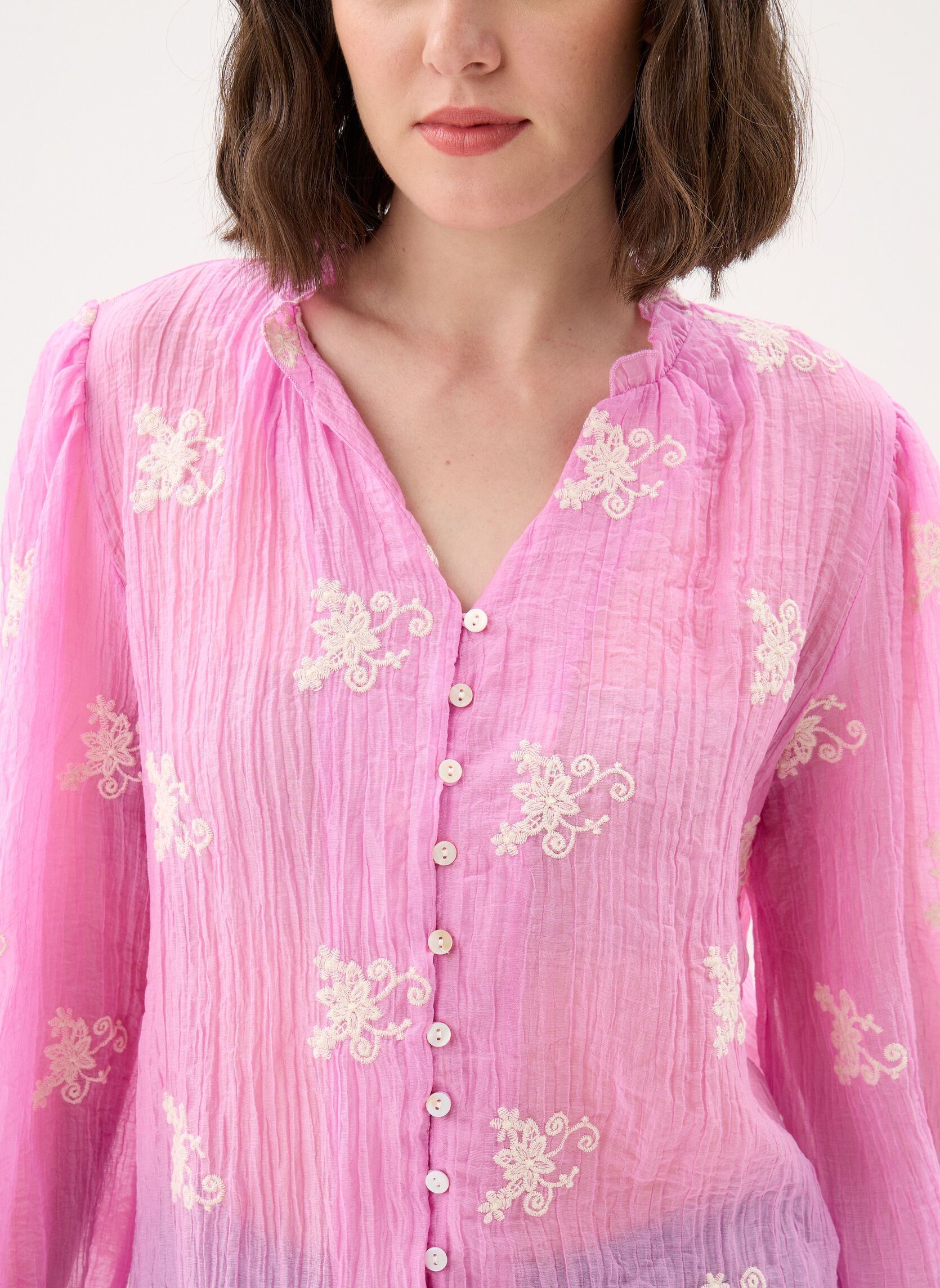 Chemises Ladies Woven Shirt LA1901EE femme rose Molly Bracken Chemises Ladies Woven Shirt LA1901EE femme rose PINK