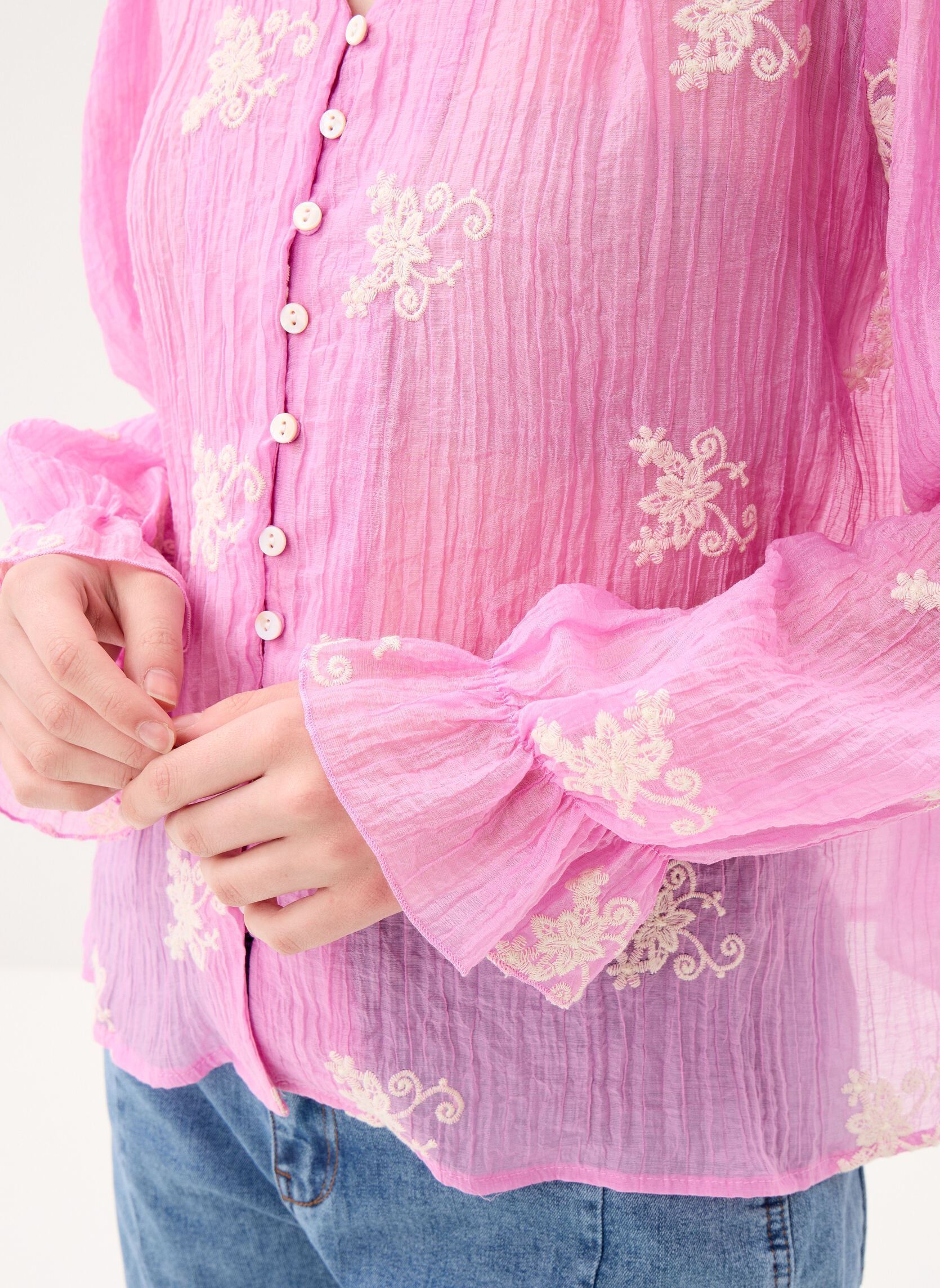 Chemises Ladies Woven Shirt LA1901EE femme rose Molly Bracken Chemises Ladies Woven Shirt LA1901EE femme rose PINK
