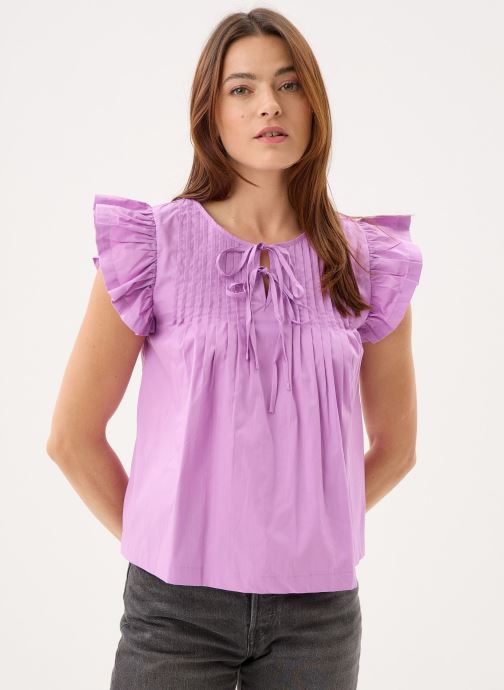 Molly Bracken Tops Ladies Woven Top LA1939EE damen violett