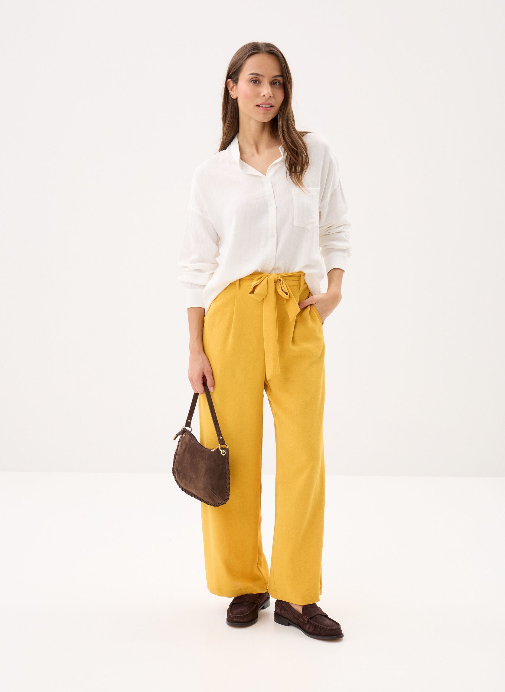 Lange mouw overhemden Ladies Woven Shirt LAF131EP dames wit Molly Bracken Lange mouw overhemden Ladies Woven Shirt LAF131EP dames wit WHITE