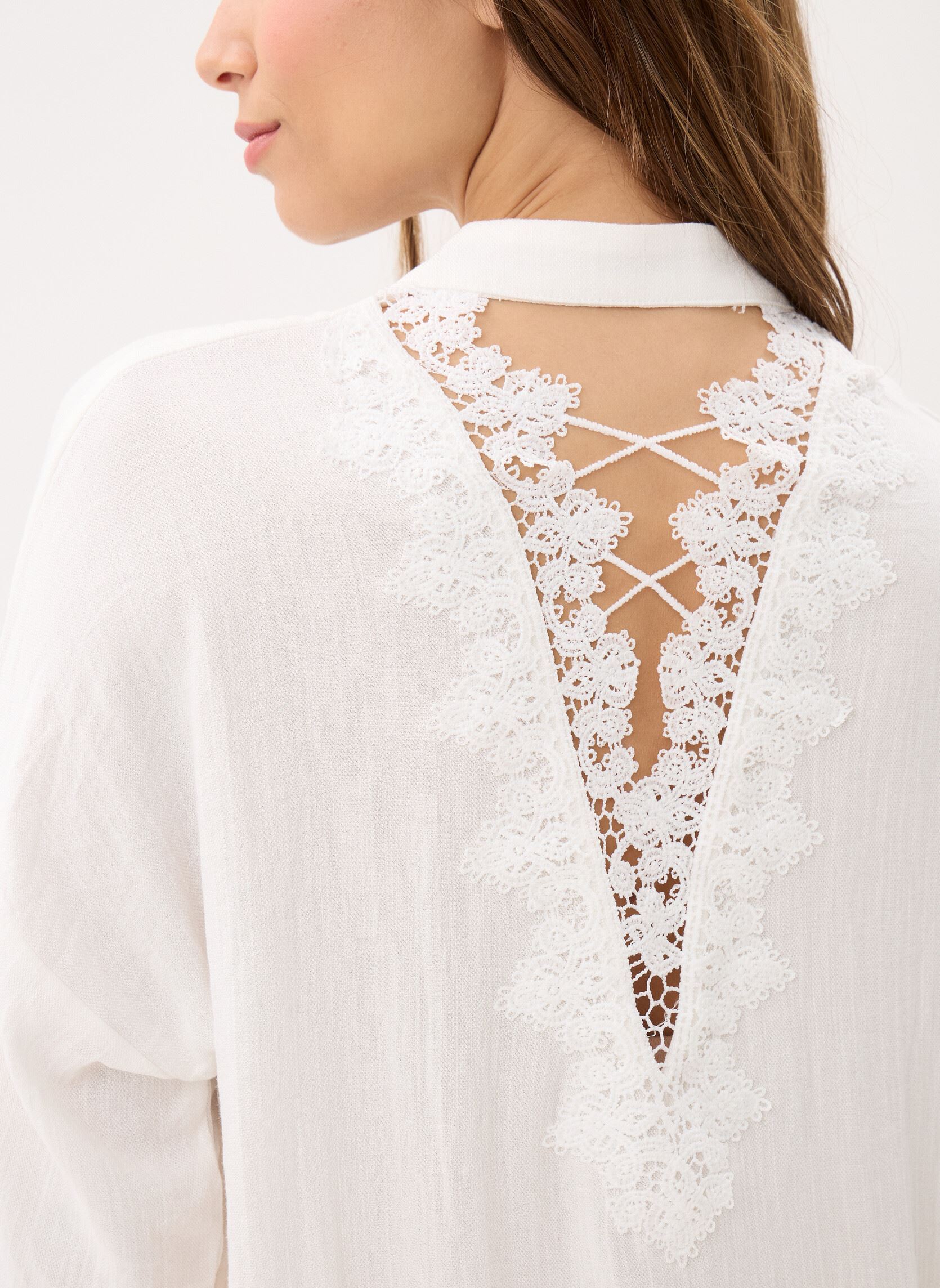 Lange mouw overhemden Ladies Woven Shirt LAF131EP dames wit Molly Bracken Lange mouw overhemden Ladies Woven Shirt LAF131EP dames wit WHITE