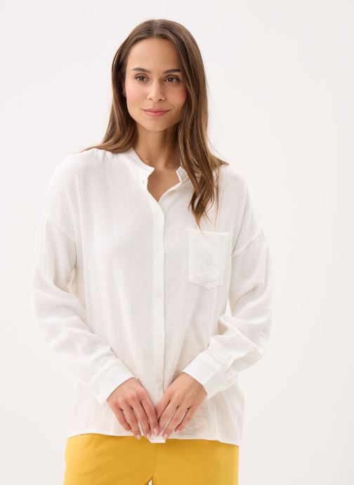 Molly Bracken Langarm-Hemden Ladies Woven Shirt LAF131EP damen weiß
