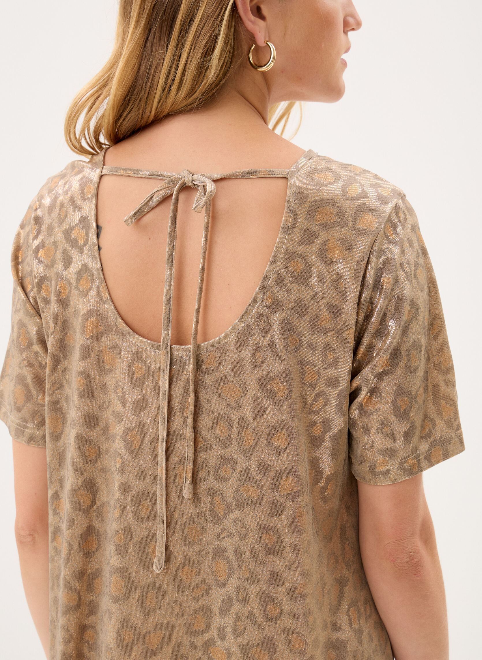 Kleider Ladies Knitted Dress MW118EE damen gold und bronze Molly Bracken Kleider Ladies Knitted Dress MW118EE damen gold und bronze GOLD
