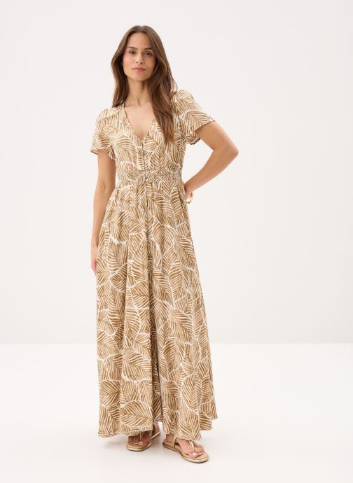 Molly Bracken Lange jurken Ladies Woven Dress N297EE dames bruin