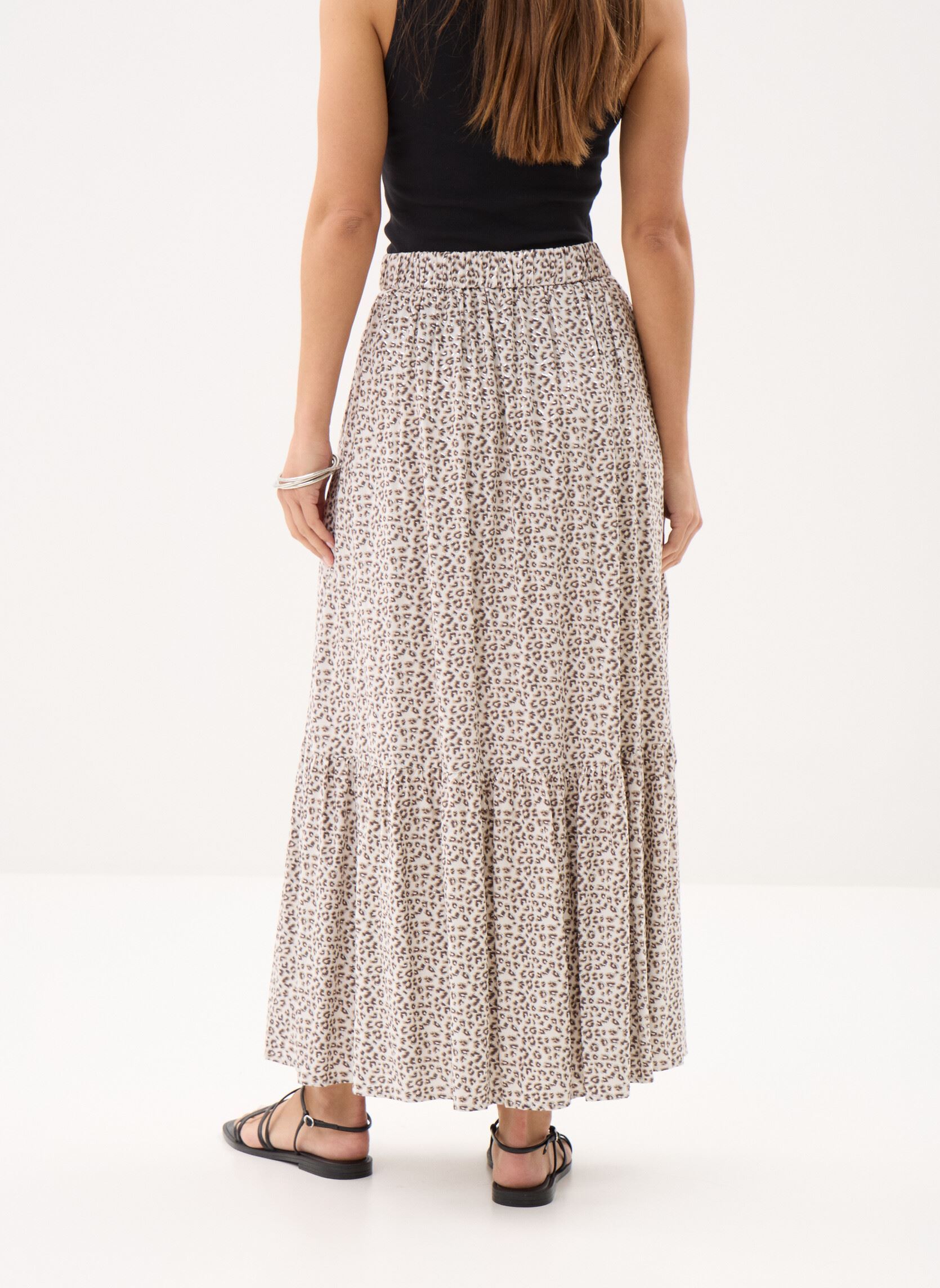 Midi-Röcke Ladies Woven Skirt N99EE damen weiß Molly Bracken Midi-Röcke Ladies Woven Skirt N99EE damen weiß OFFWHITE MAUDE