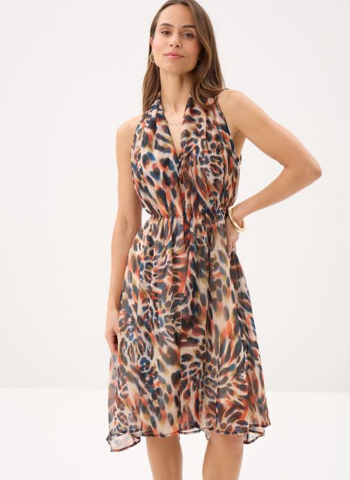 Molly Bracken Robes Ladies Woven Dress P1808AEE femme orange