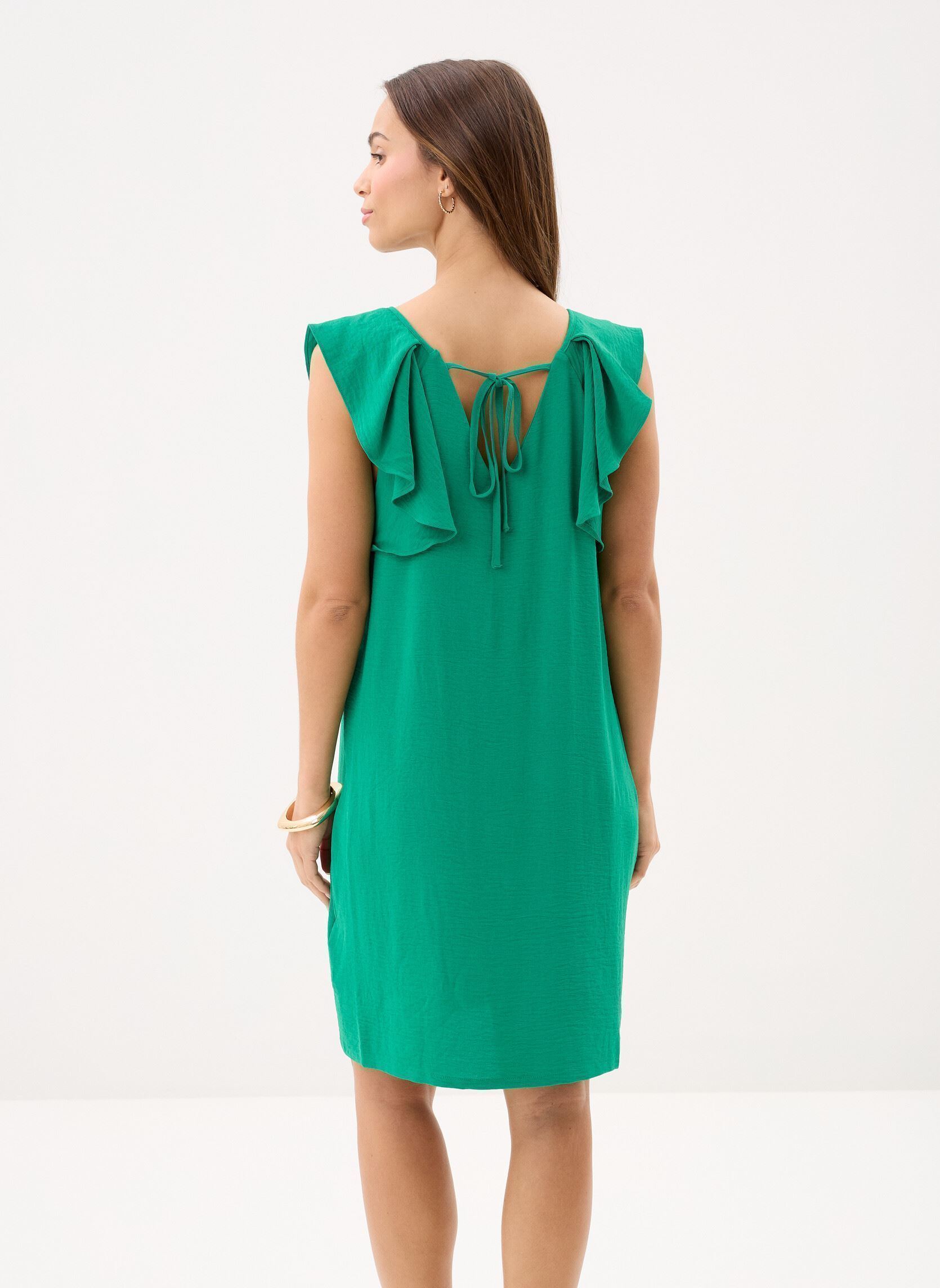 Jurken Ladies Woven Dress P959EE dames groen Molly Bracken Jurken Ladies Woven Dress P959EE dames groen GREEN