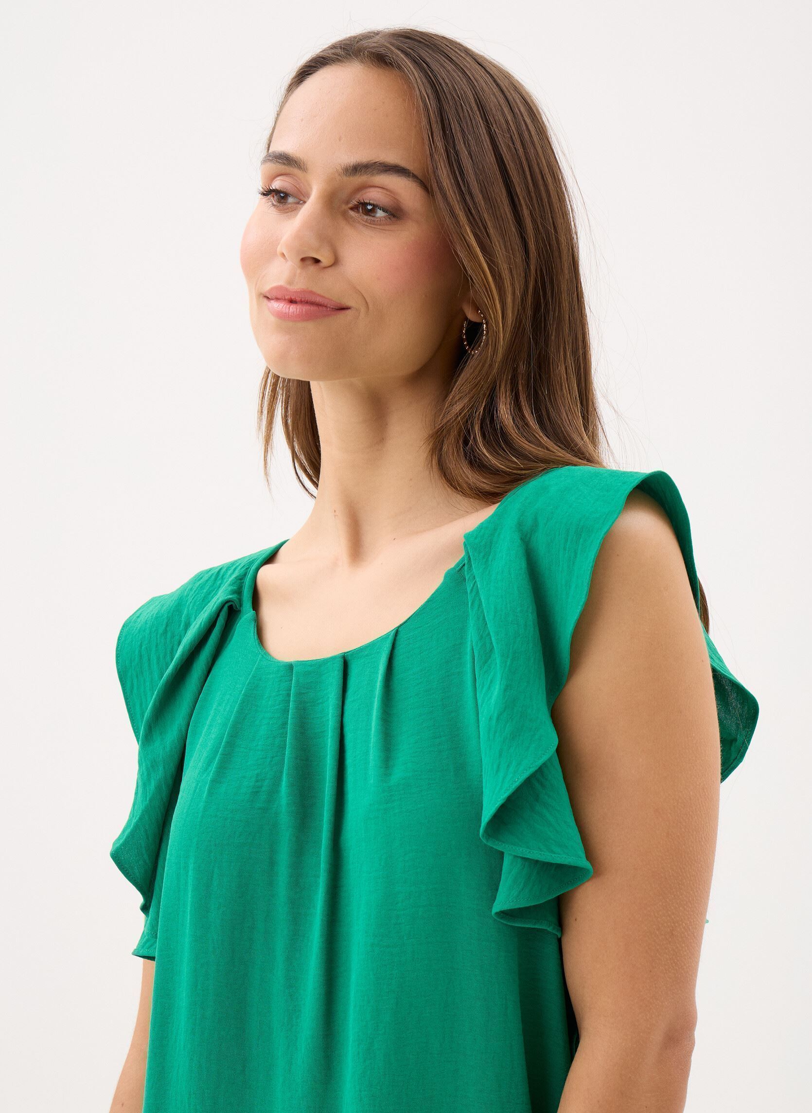 Jurken Ladies Woven Dress P959EE dames groen Molly Bracken Jurken Ladies Woven Dress P959EE dames groen GREEN