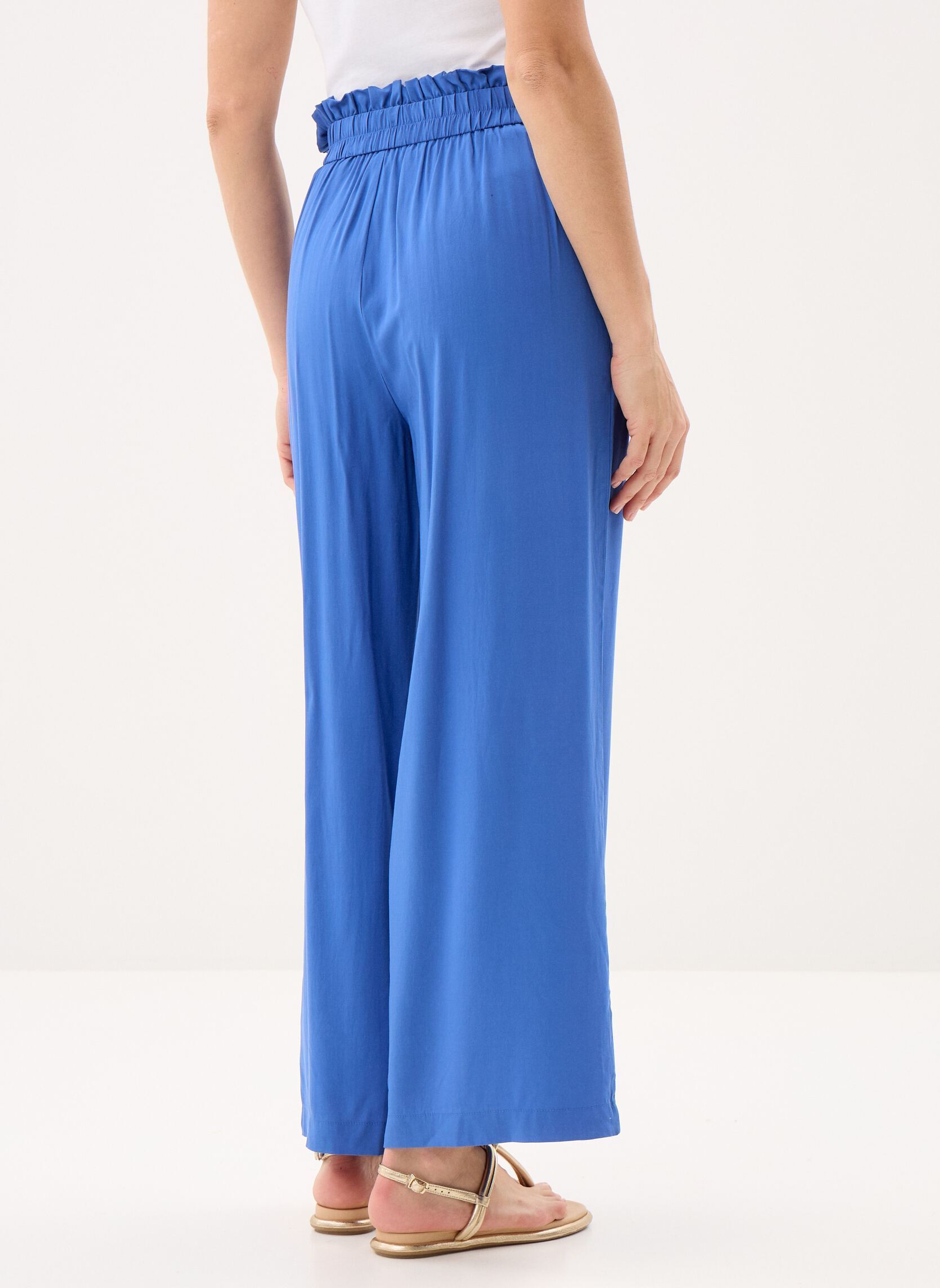 Pantalons larges Ladies Woven Pants R1723EP femme bleu Molly Bracken Pantalons larges Ladies Woven Pants R1723EP femme bleu COBALT BLUE