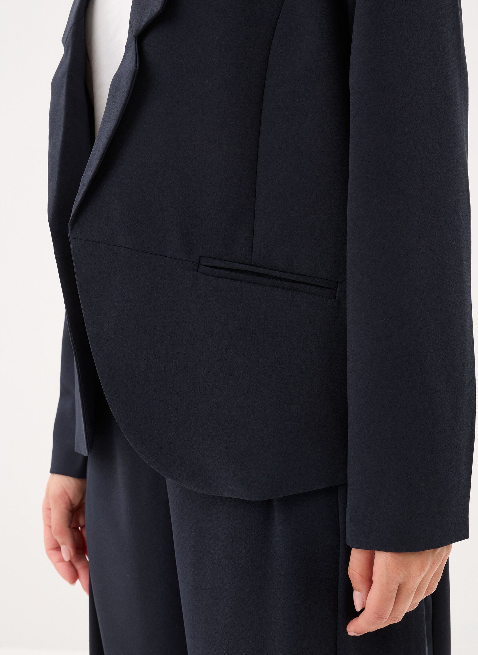 Blazer Ladies Woven Blazer T1002EP dames blauw Molly Bracken Blazer Ladies Woven Blazer T1002EP dames blauw NAVY BLUE