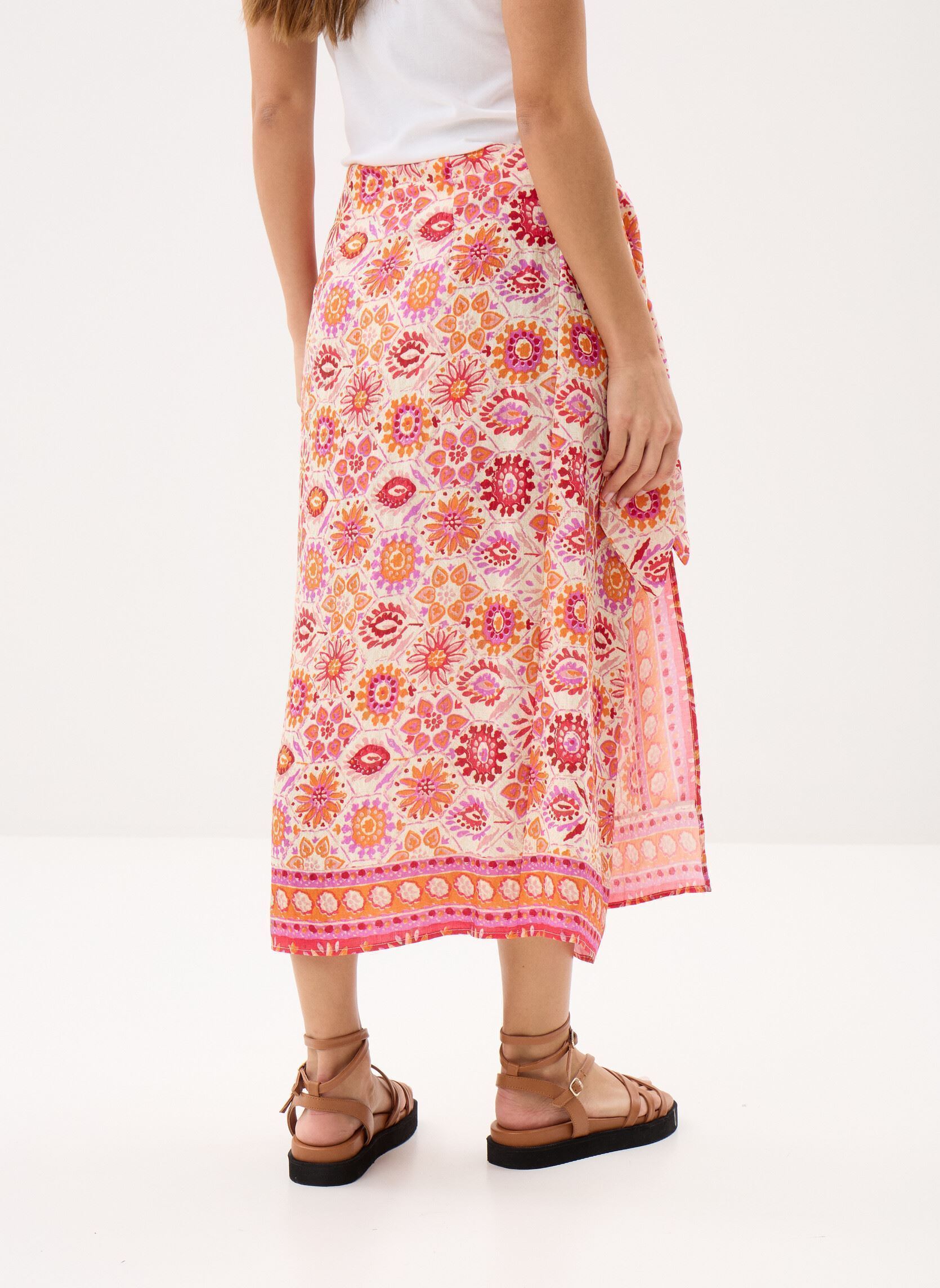 Jupes mi-longues Ladies Woven Skirt T1769EE femme orange Molly Bracken Jupes mi-longues Ladies Woven Skirt T1769EE femme orange ORANGE MELISSA