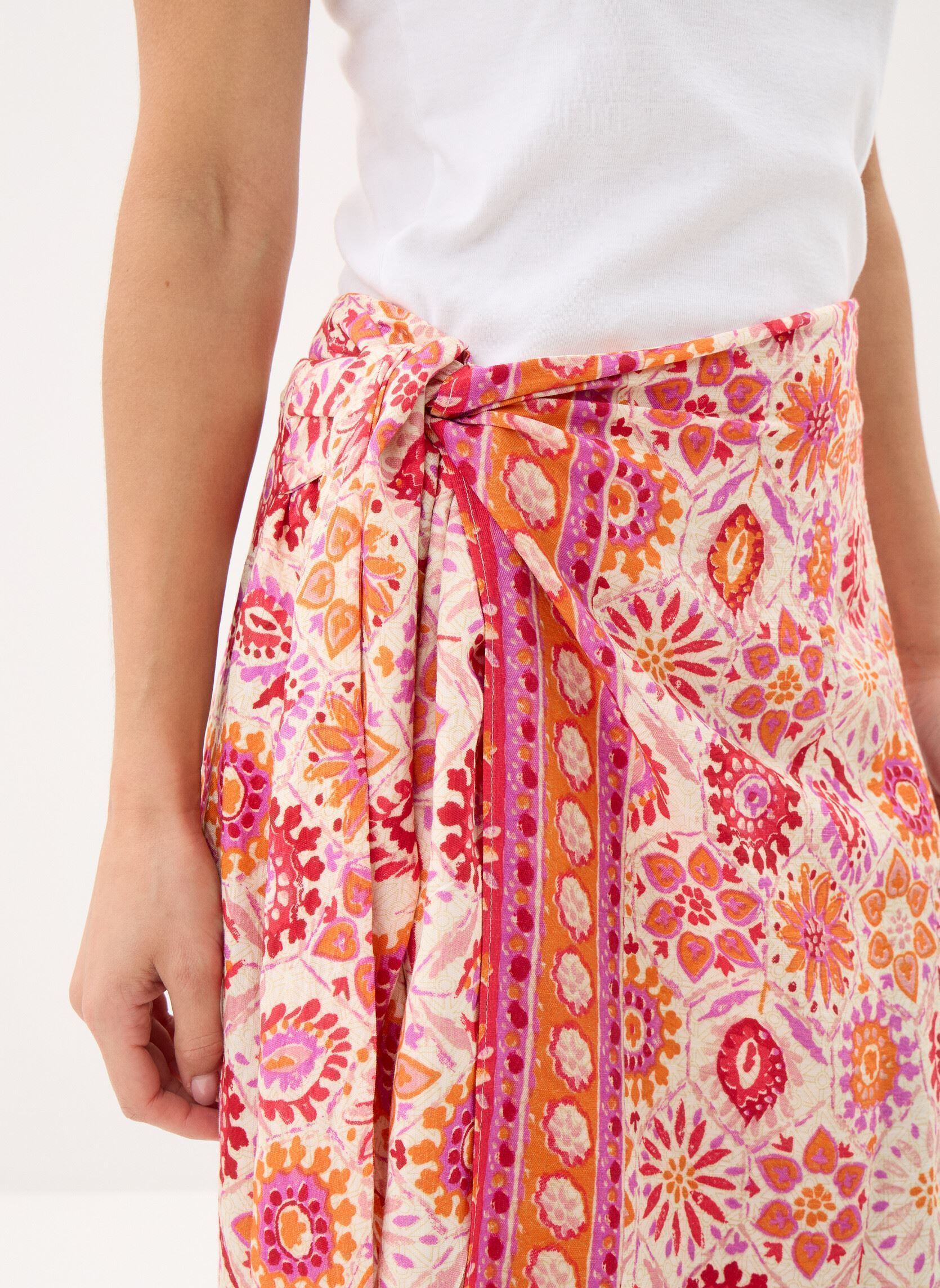 Jupes mi-longues Ladies Woven Skirt T1769EE femme orange Molly Bracken Jupes mi-longues Ladies Woven Skirt T1769EE femme orange ORANGE MELISSA