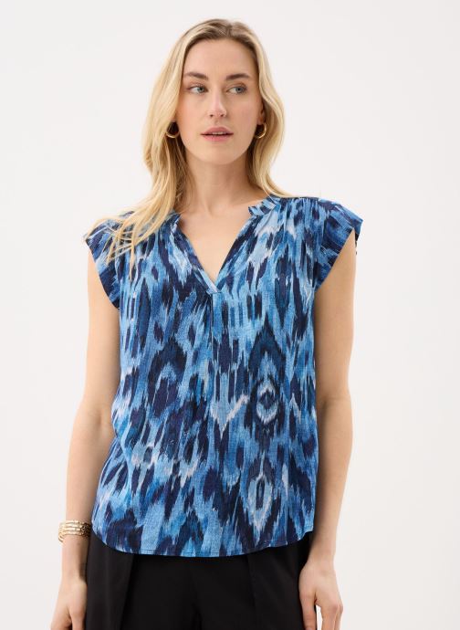 Molly Bracken Tops Ladies Woven Top T1962EP damen blau