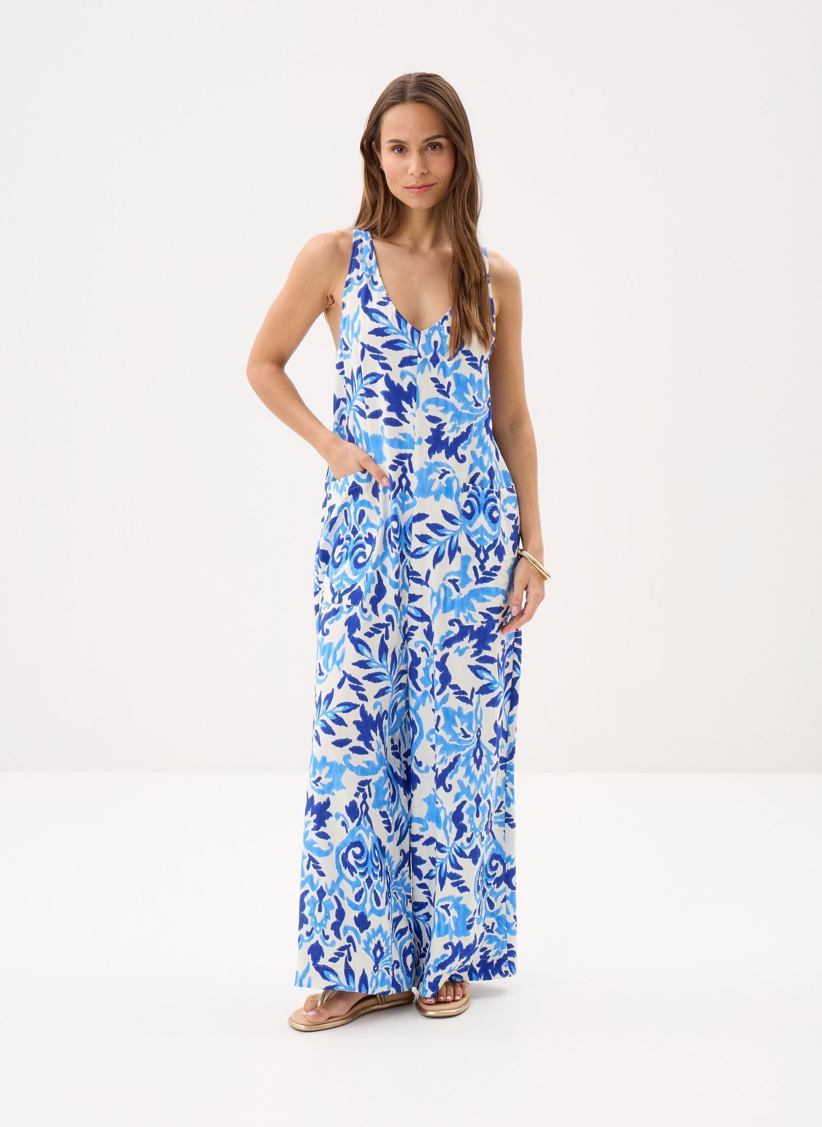 Jumpsuits Ladies Woven Jumpsuit T2161EE damen blau Molly Bracken Jumpsuits Ladies Woven Jumpsuit T2161EE damen blau BLUE ALIZEE